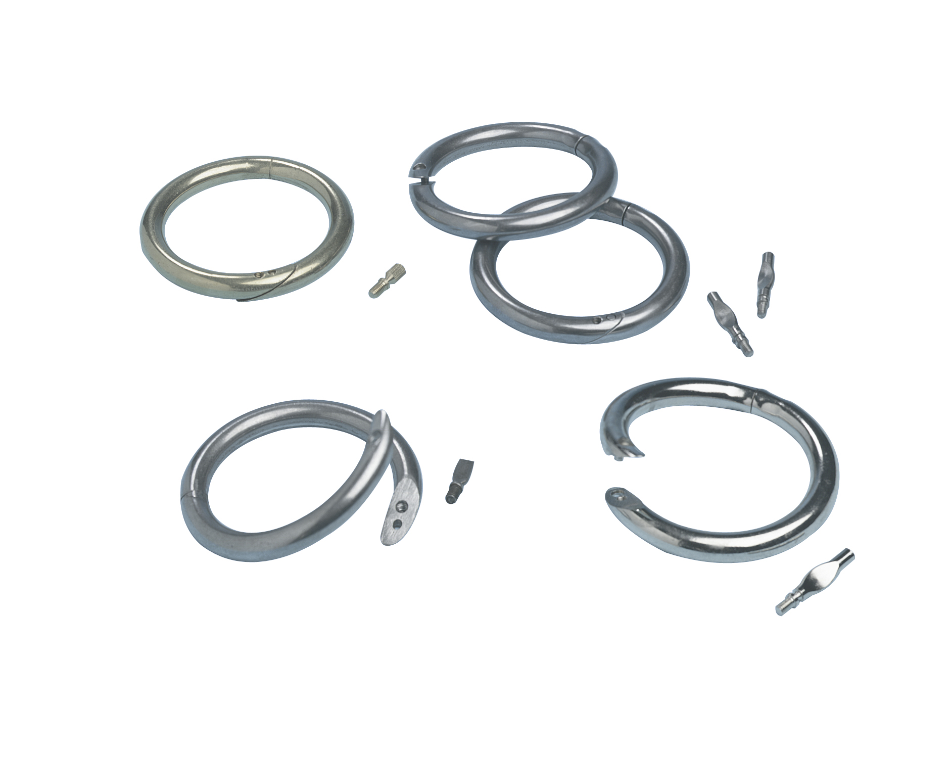 Haupner nosring tjur 55mm 6st