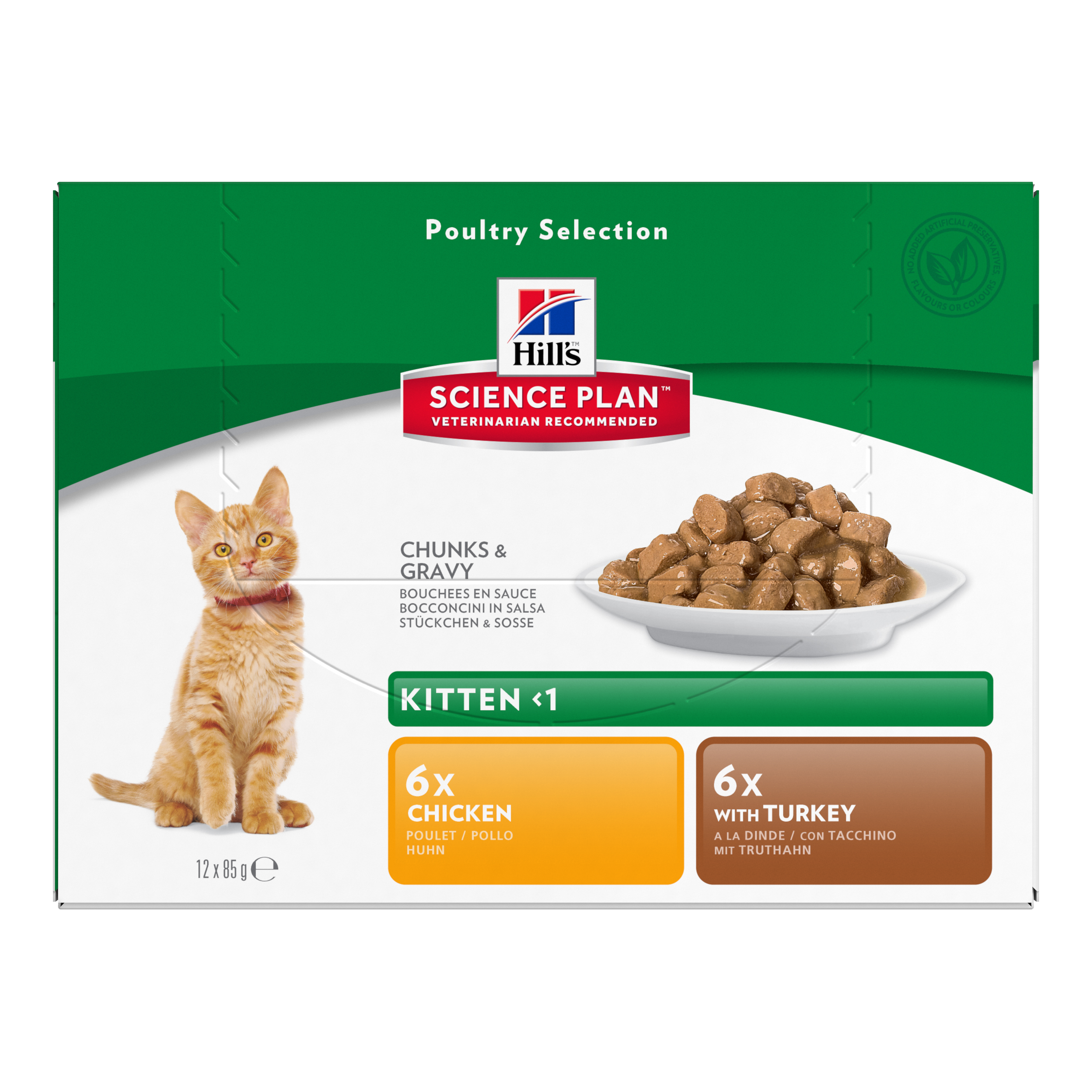 Science Plan Kitten Poultry Selection 12 x 85 g