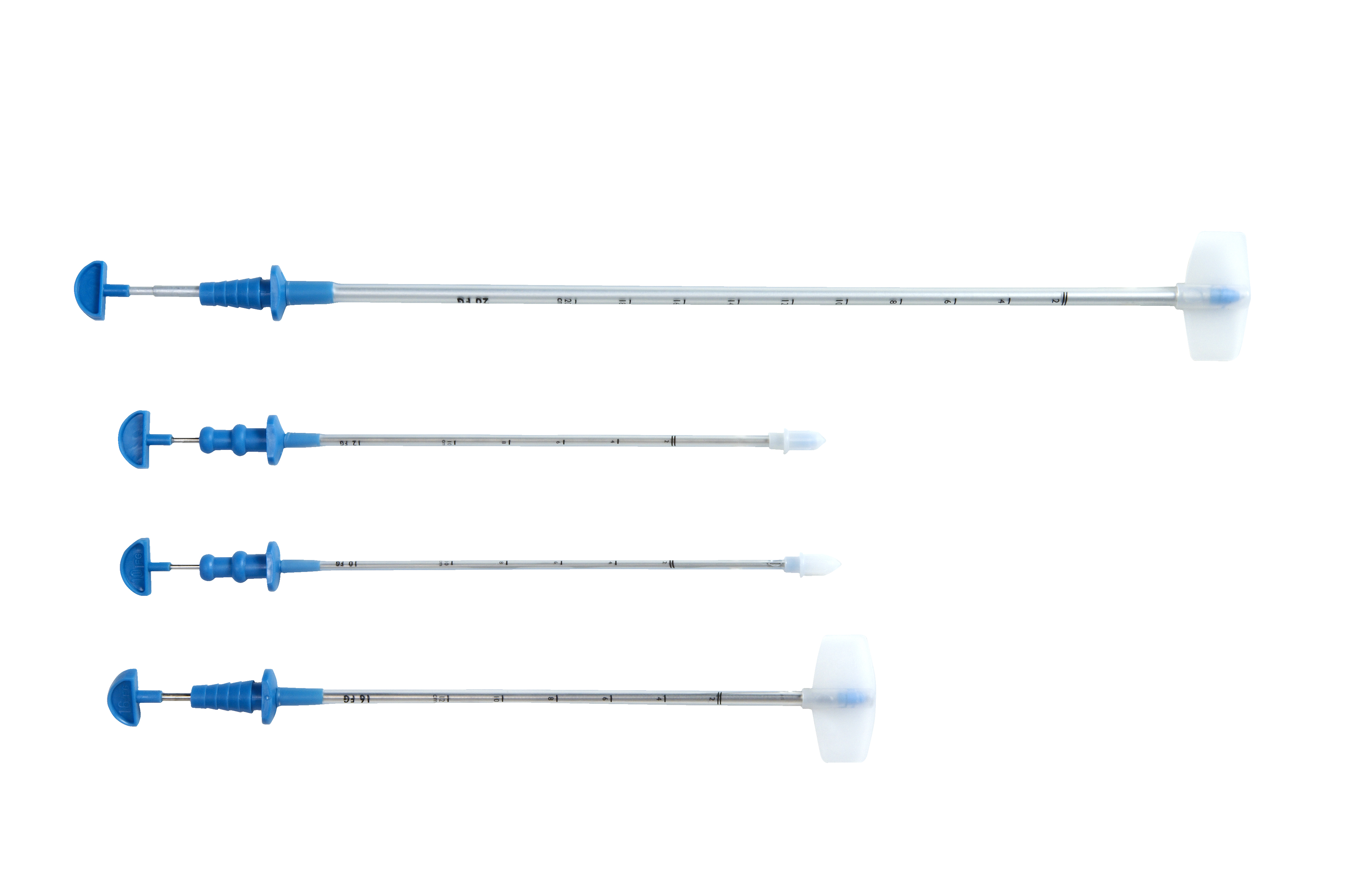 KRUUSE Thoracic Catheter with trocar, sterile, 20 FG, 42 cm