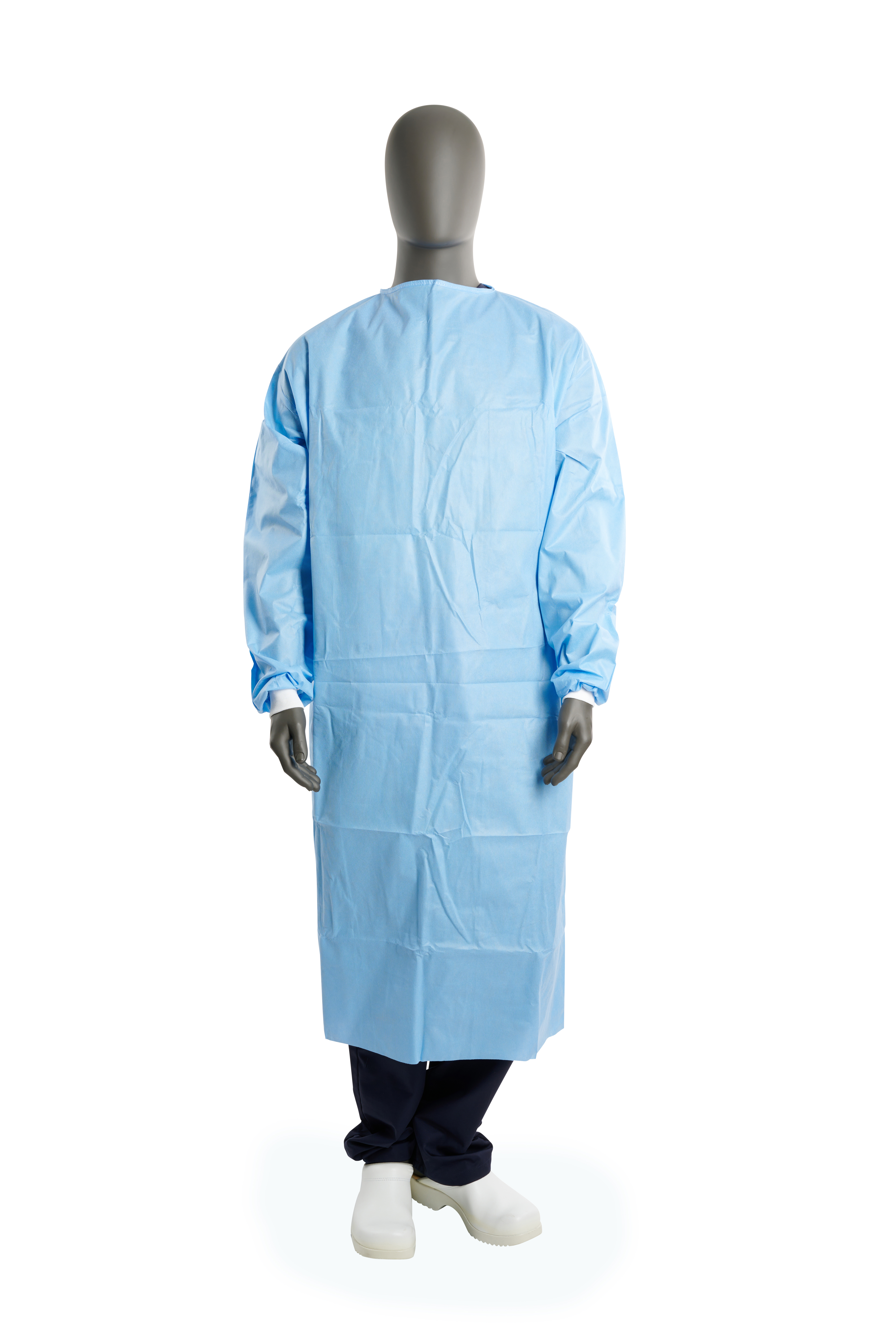 KRUTEX Premium Surgical Gown., blue, L=130 cm, L, 25/pk