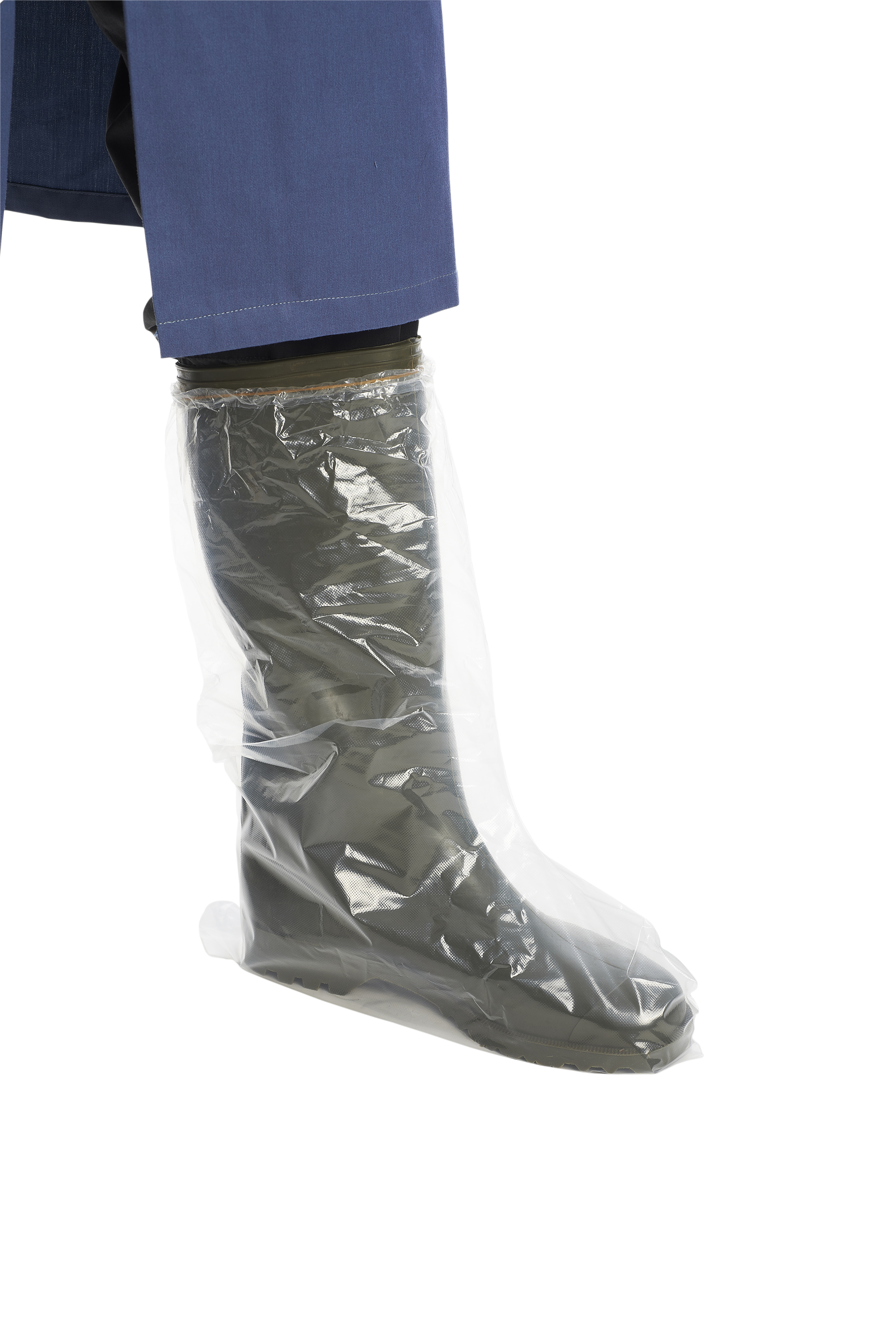 KRUTEX disp. boots, long/thick, elasticated top, 25 pairs