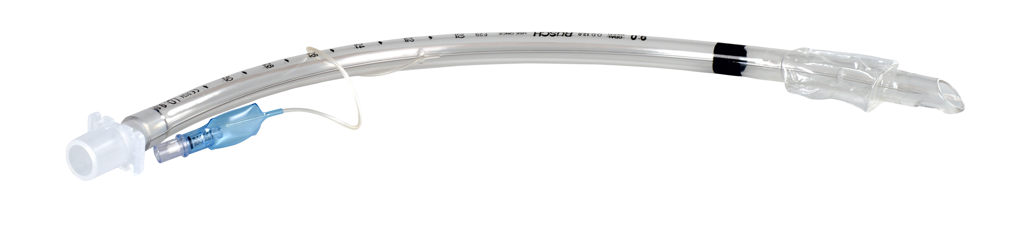 Rüsch Endotracheal Catheter, w/connector, disposable, ID 8.5 mm, OD 11.3 mm, 34 Fr x 34.5 cm (13.6''), 10/pk