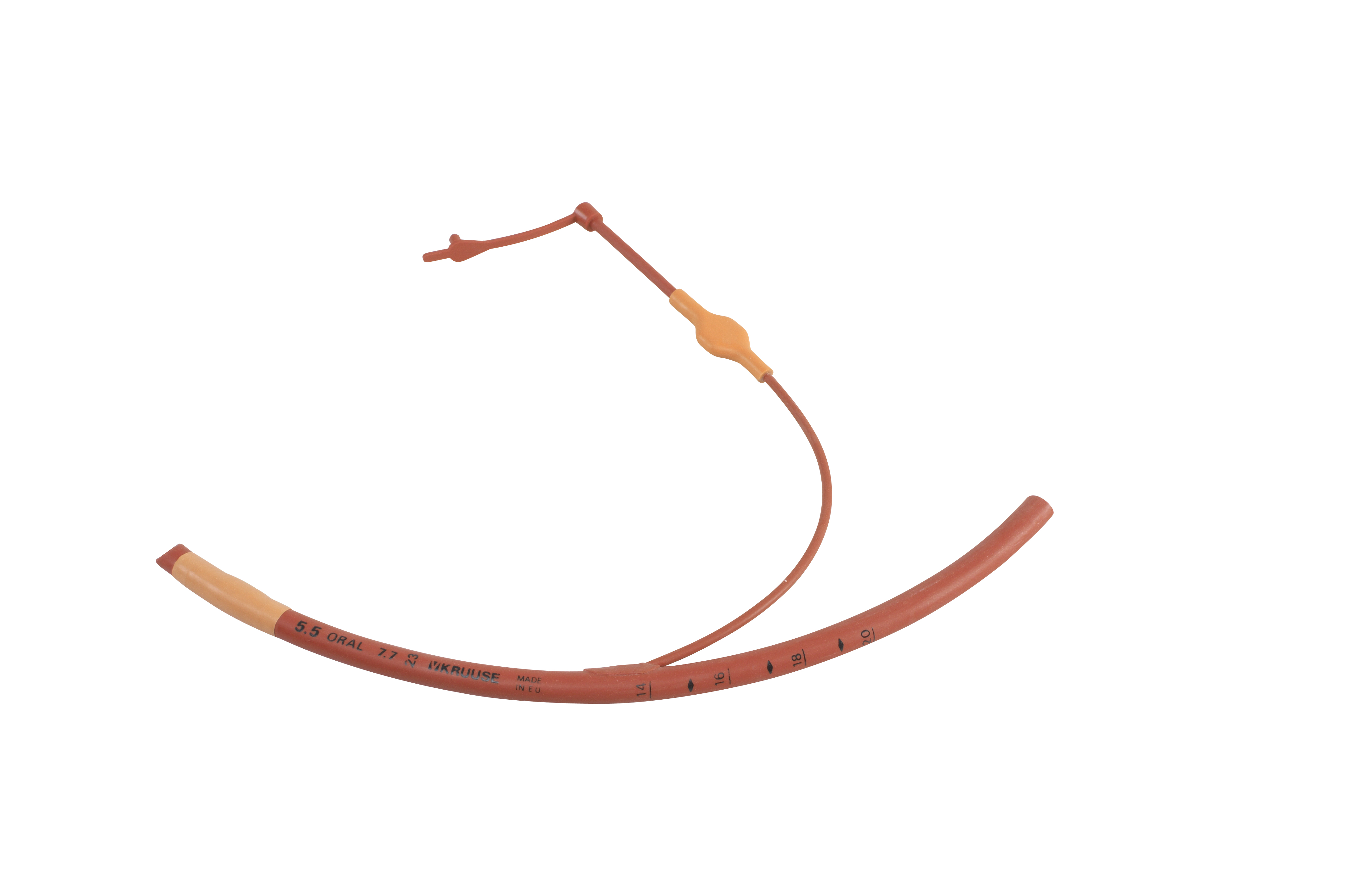 KRUUSE Tracheal Catheter, w/balloon, ID 5.0 mm, OD 7.0 mm, 21 Fr x 24 cm (9.4'')