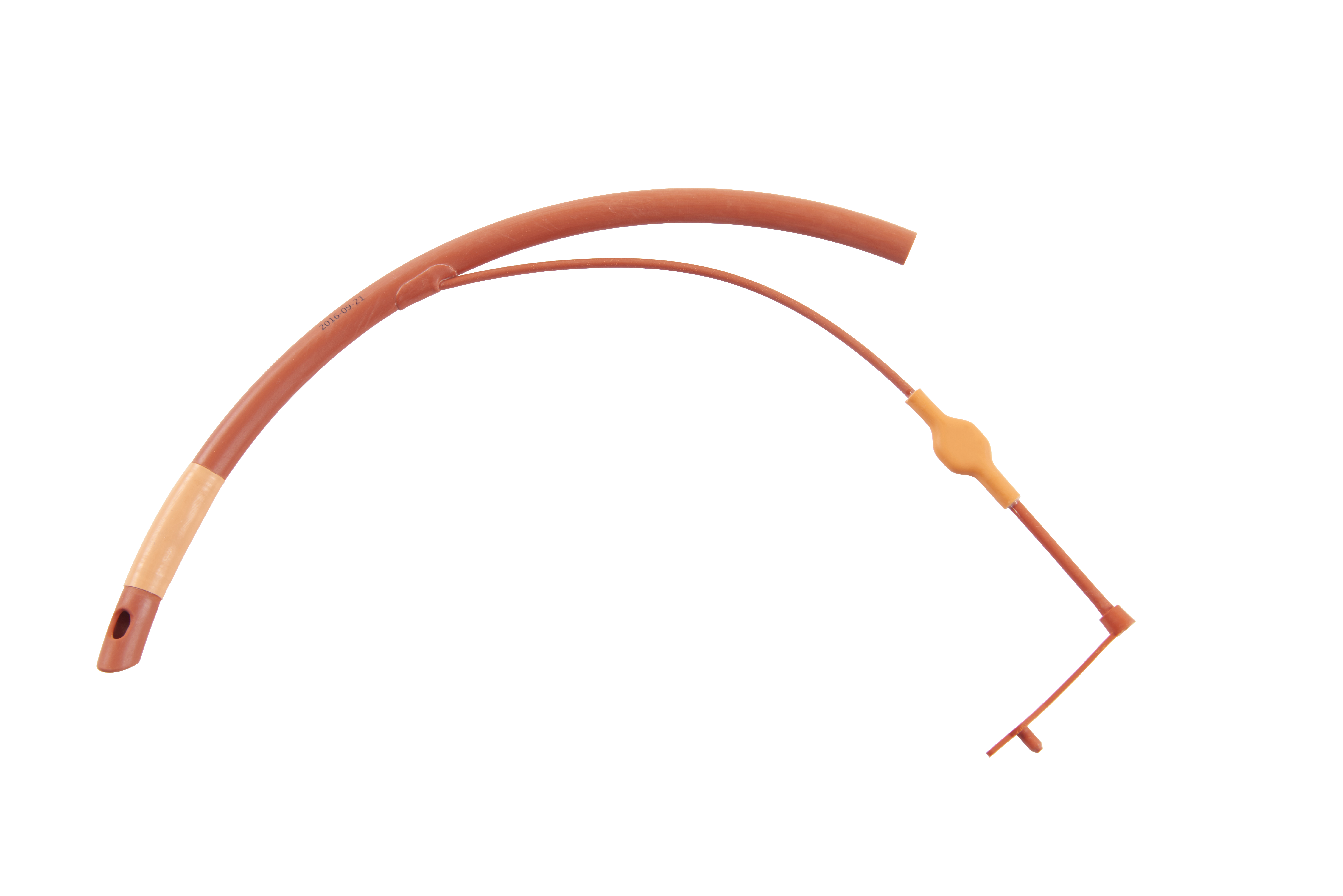KRUUSE tracheal tube in red rubber w/Murphy eye, 4 mm