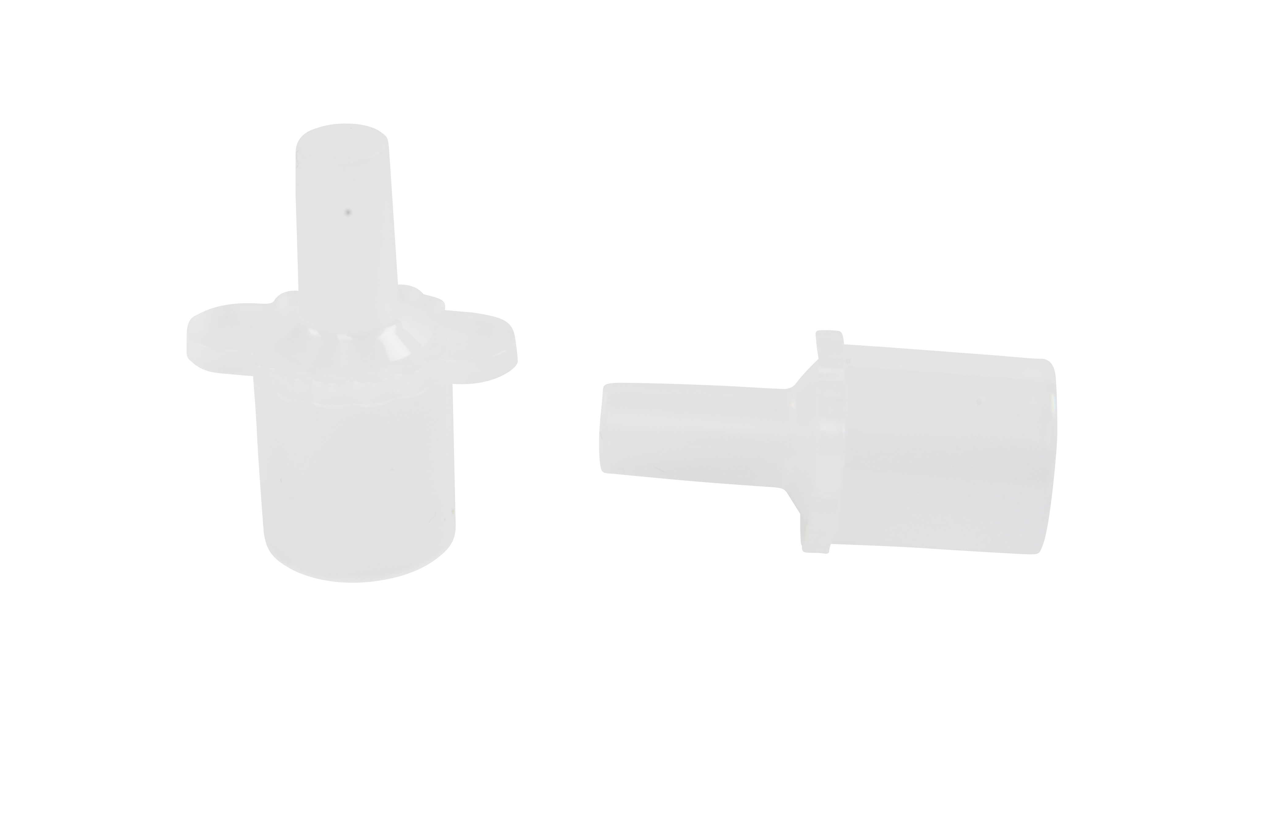 KRUUSE Connector for Endotracheal Tube, ID 4.5 mm, OD 6.2 mm, 5/pk