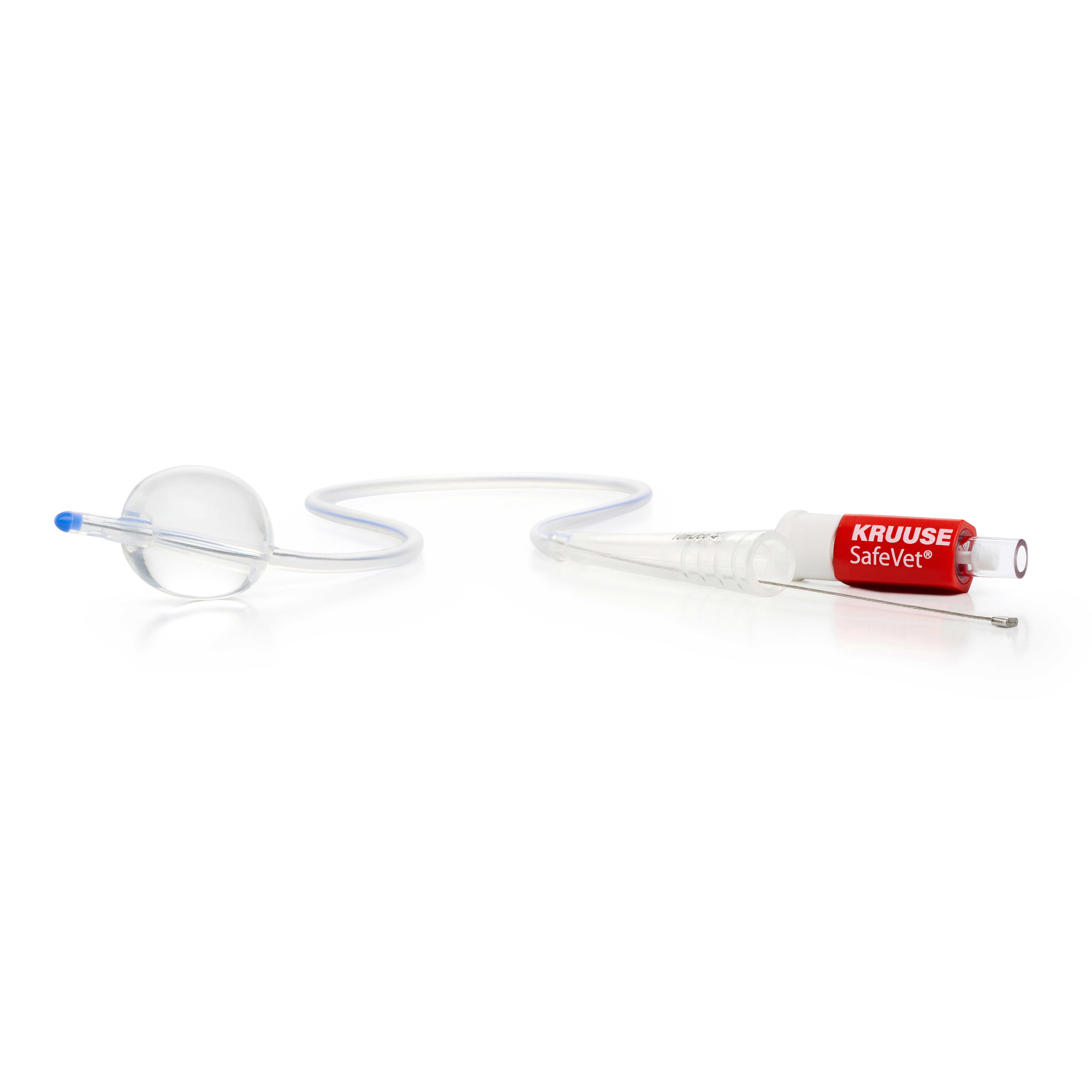 KRUUSE SafeVet® Foley Catheter, 12 Fr x 12”, 4 mm x 30 cm, 5/pk