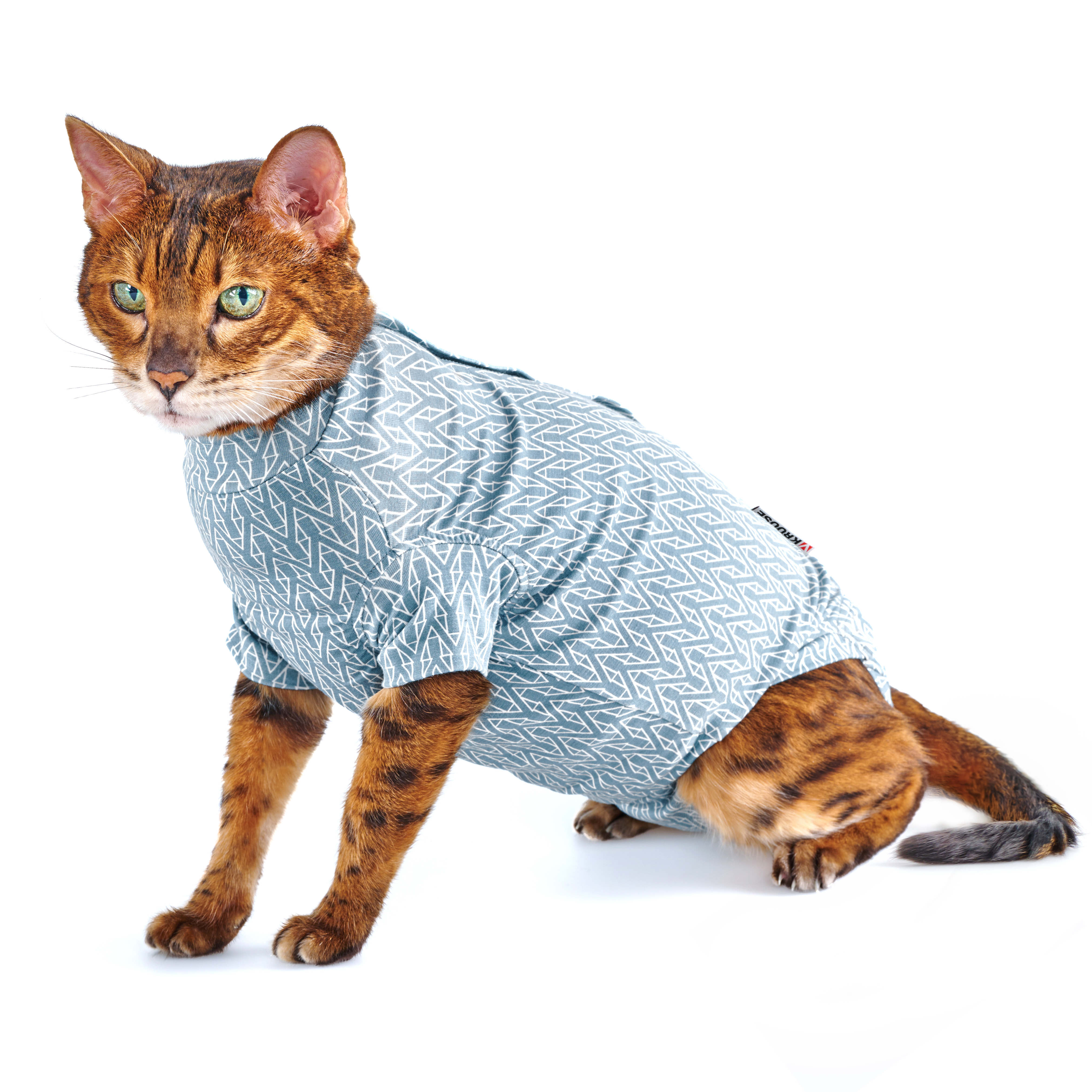 BUSTER Body Suit Step'n Go For Cats, S, Deep Blue