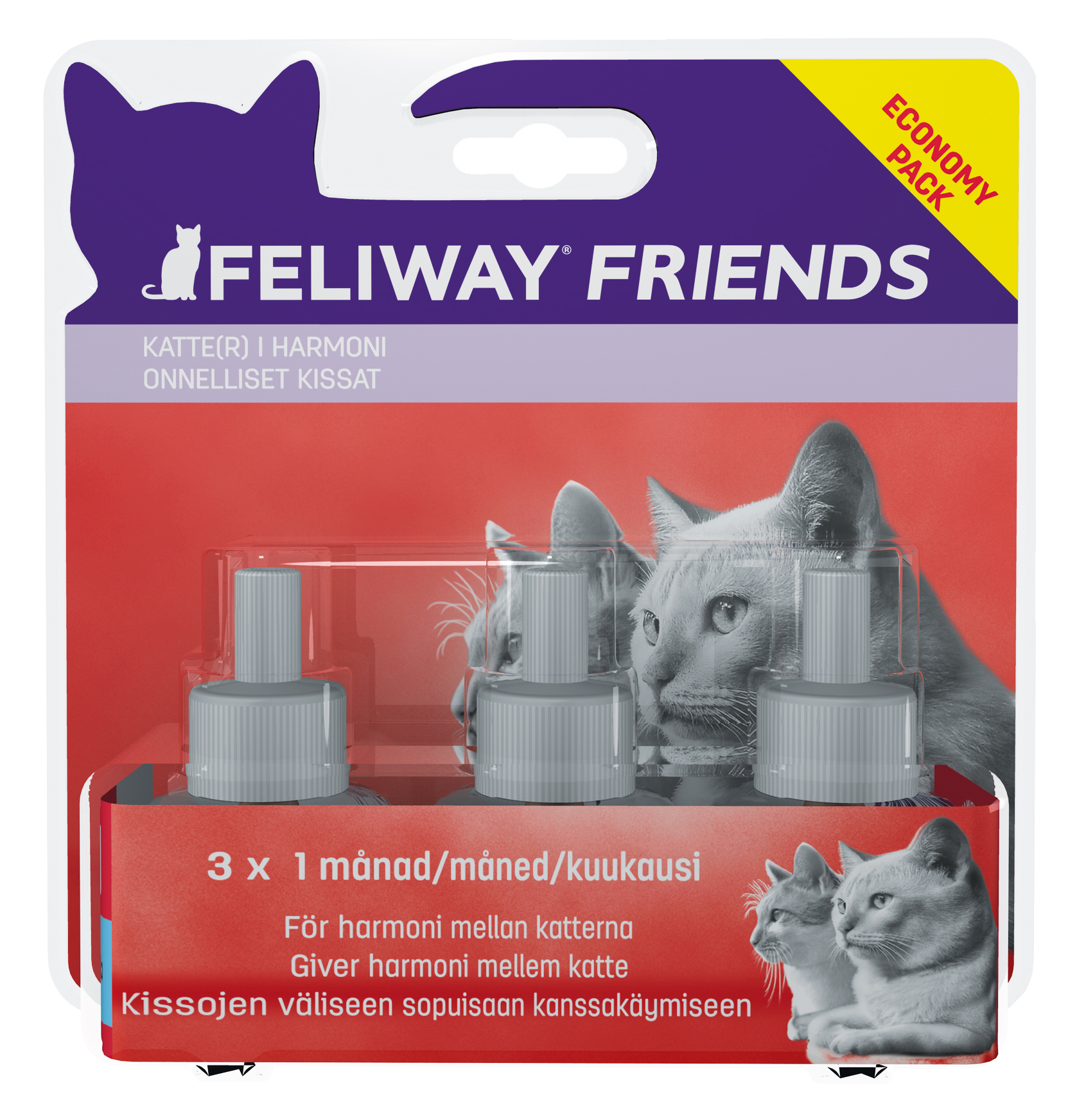 Feliway Friends Refill T Diffusor 3 X 48 Ml