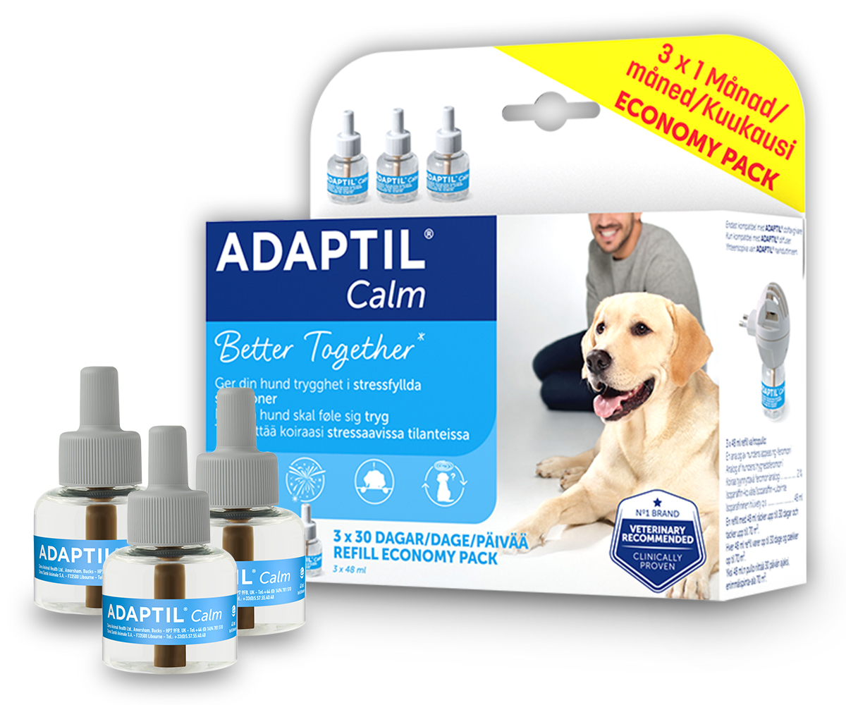 ADAPTIL Calm refill t/diffusor, 3 x 48 ml