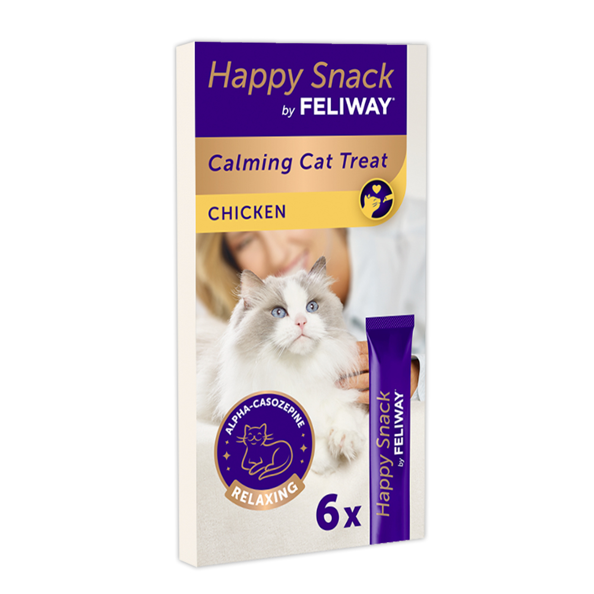 Feliway Happy Snack Display, 11 askar med 6 sticks per ask