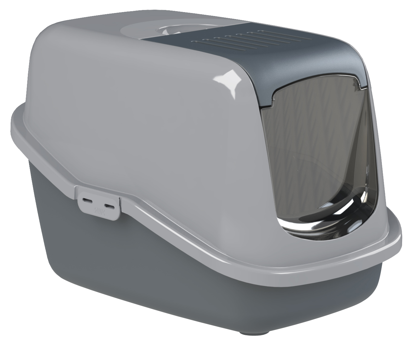 PeeWee EcoHûs cat toilet, antacrit grey/light grey