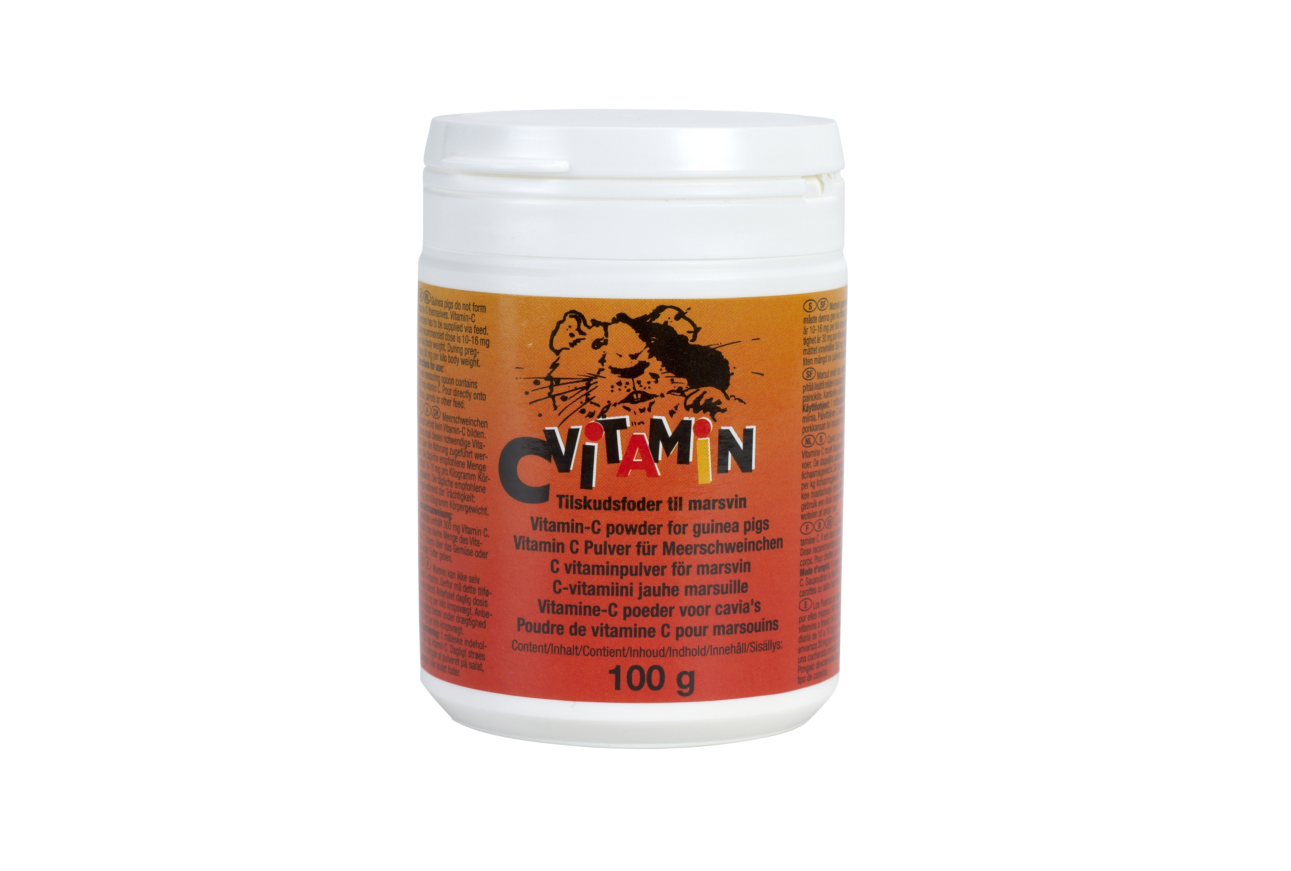 Diafarm kompletteringsfoder gnagare C-vitaminpulver 100g 1st