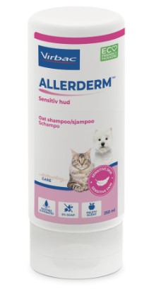 Virbac Allerderm Oat Sensitiv Hud, 250 ml (KUN VET)