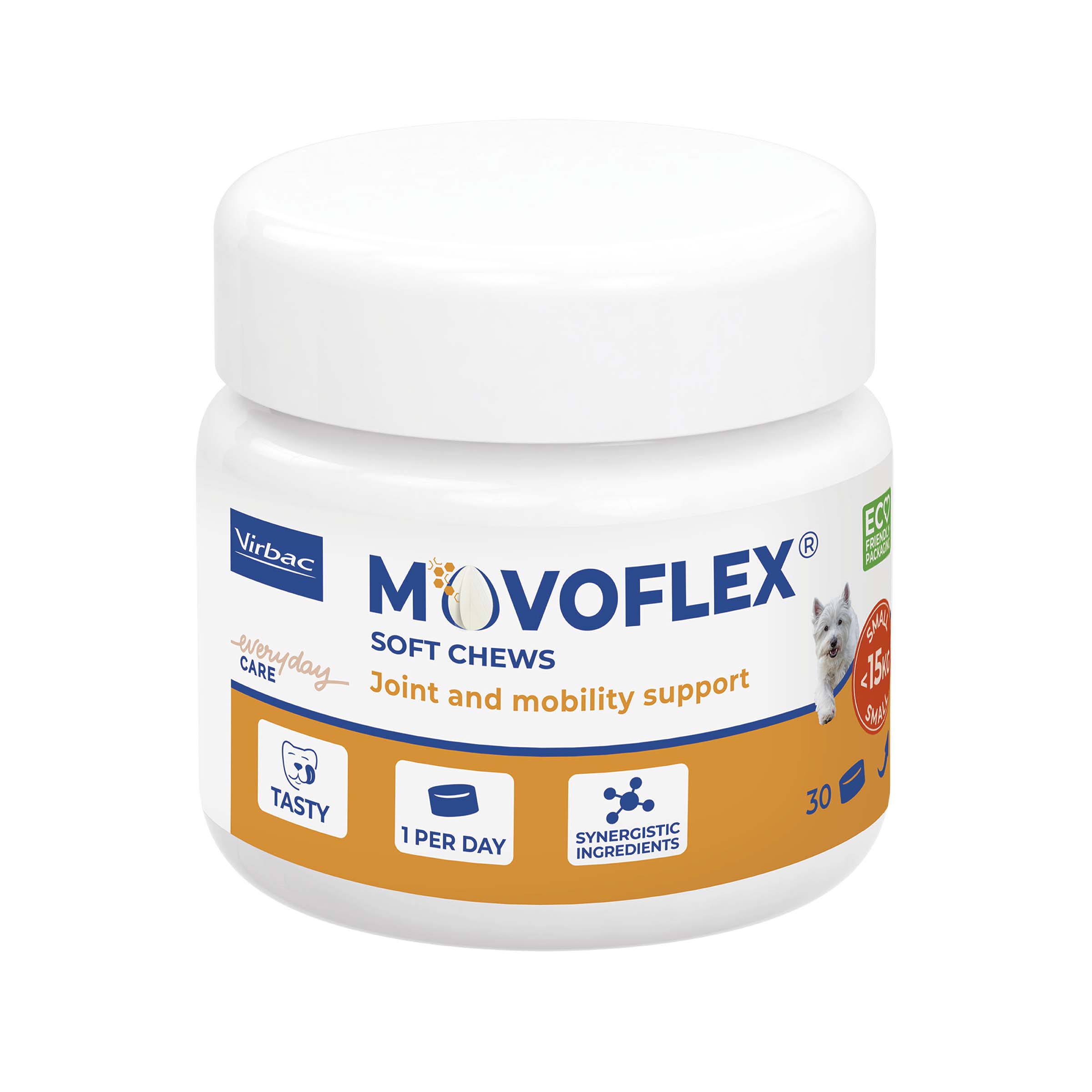 Virbac Movoflex Soft Chews, S, 30 stk.