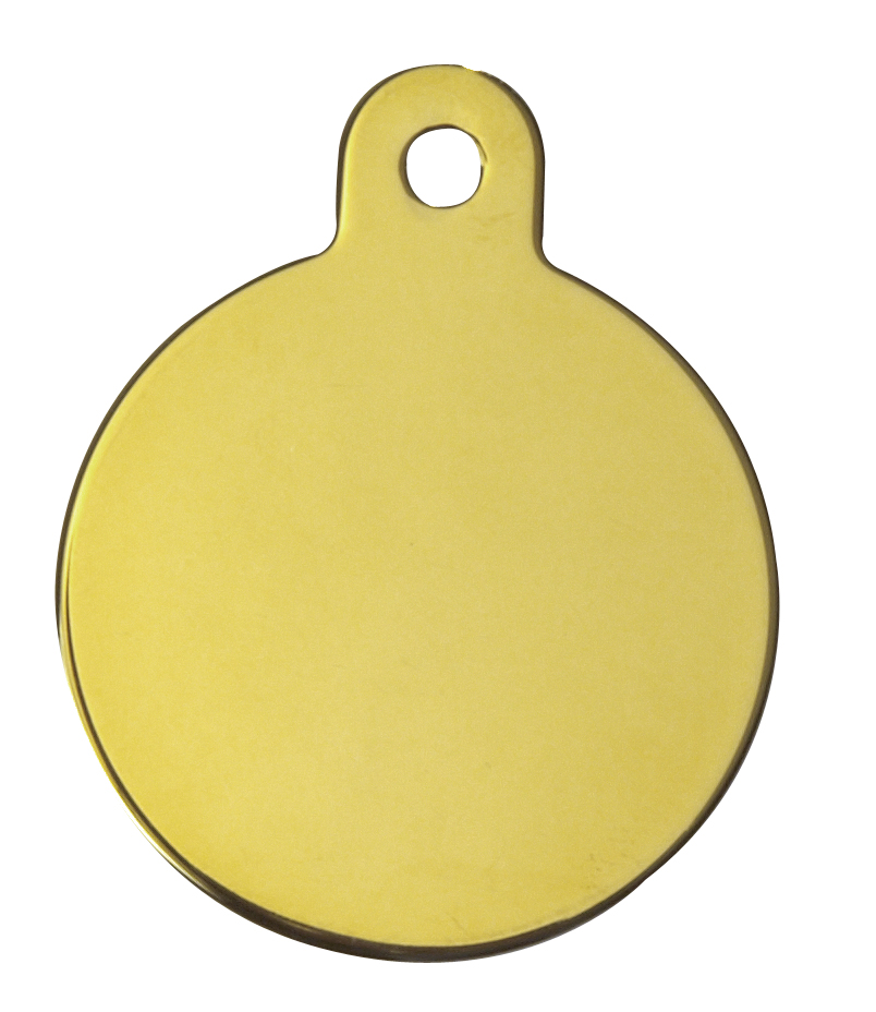 PetScribe bricka cirkel guld L 25st