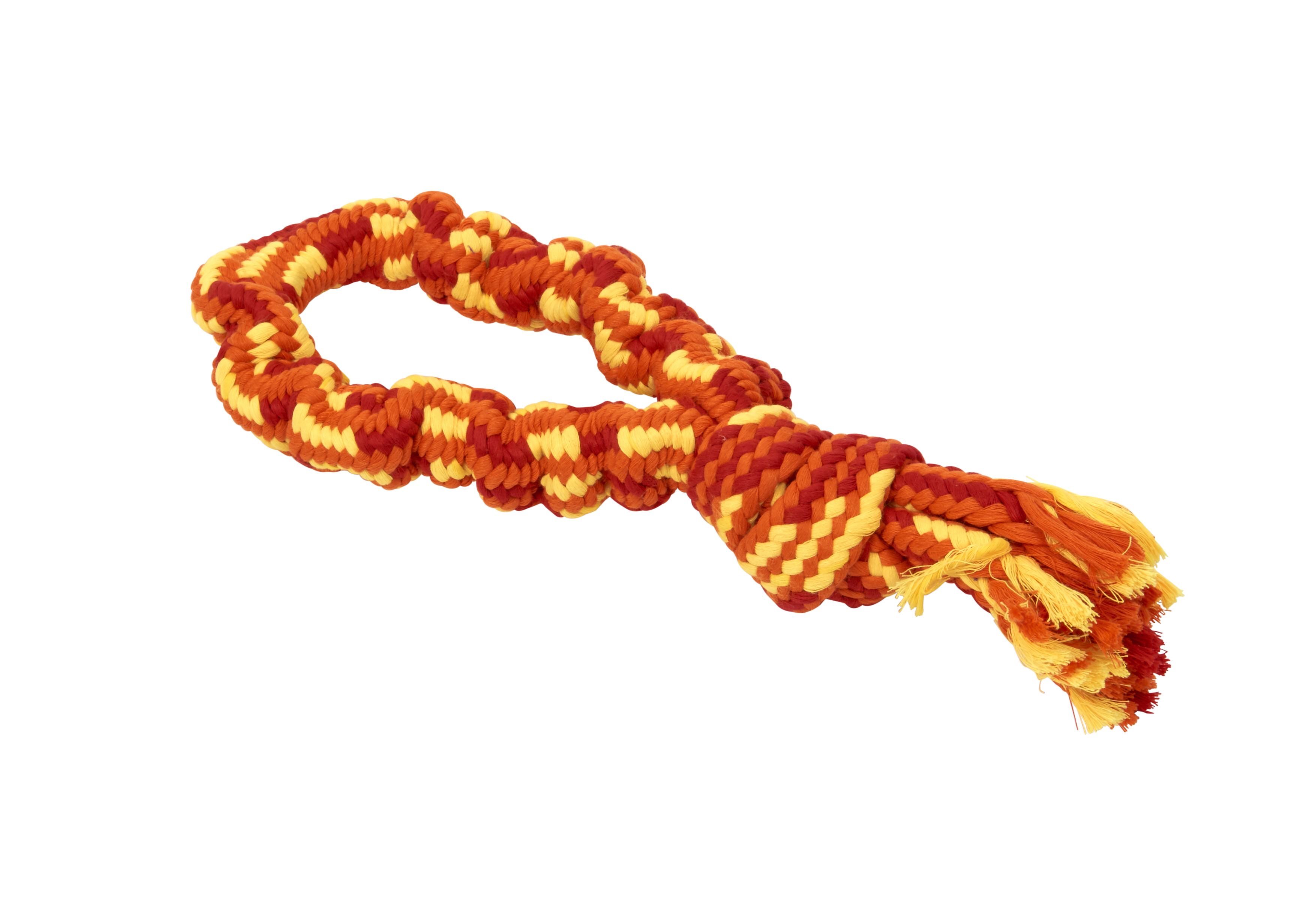 BUSTER Colour Bungee Rope Single Knot, red/orange/yellow, 33 cm