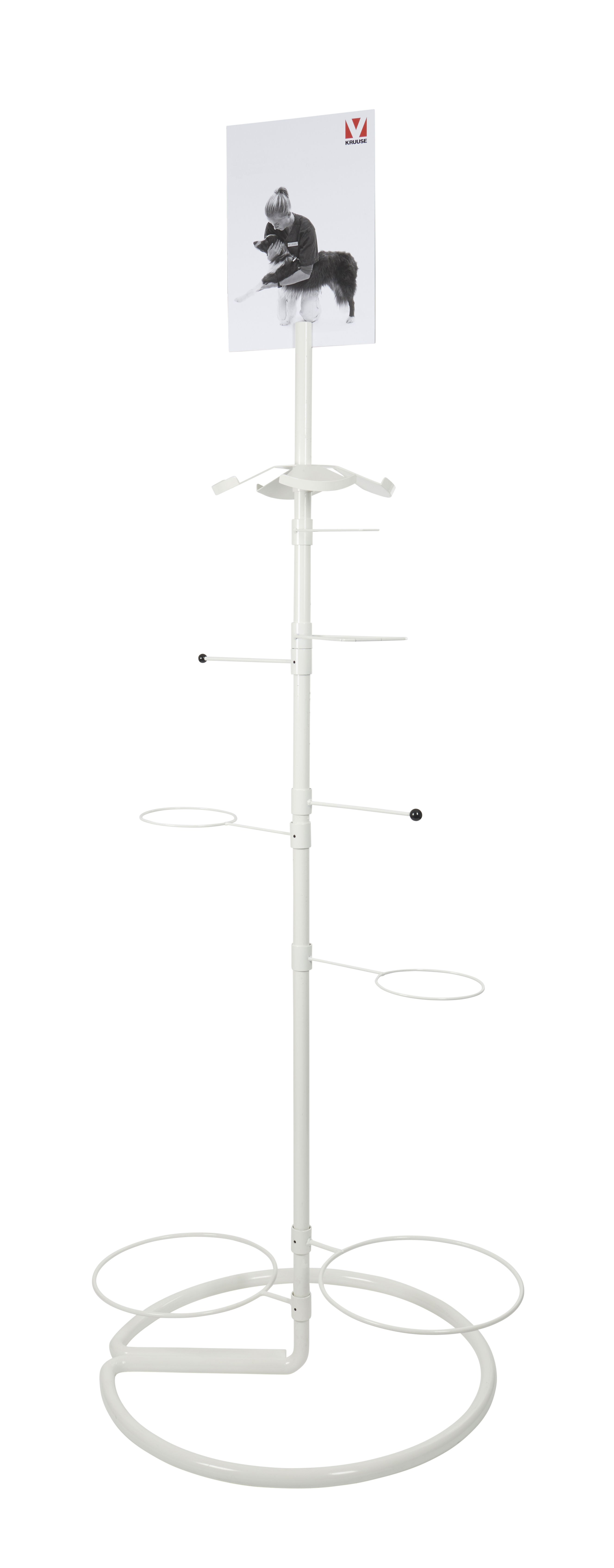 KRUUSE Rehab Gulvdisplay, hvit til FitPAWS produkter, uten produkter
