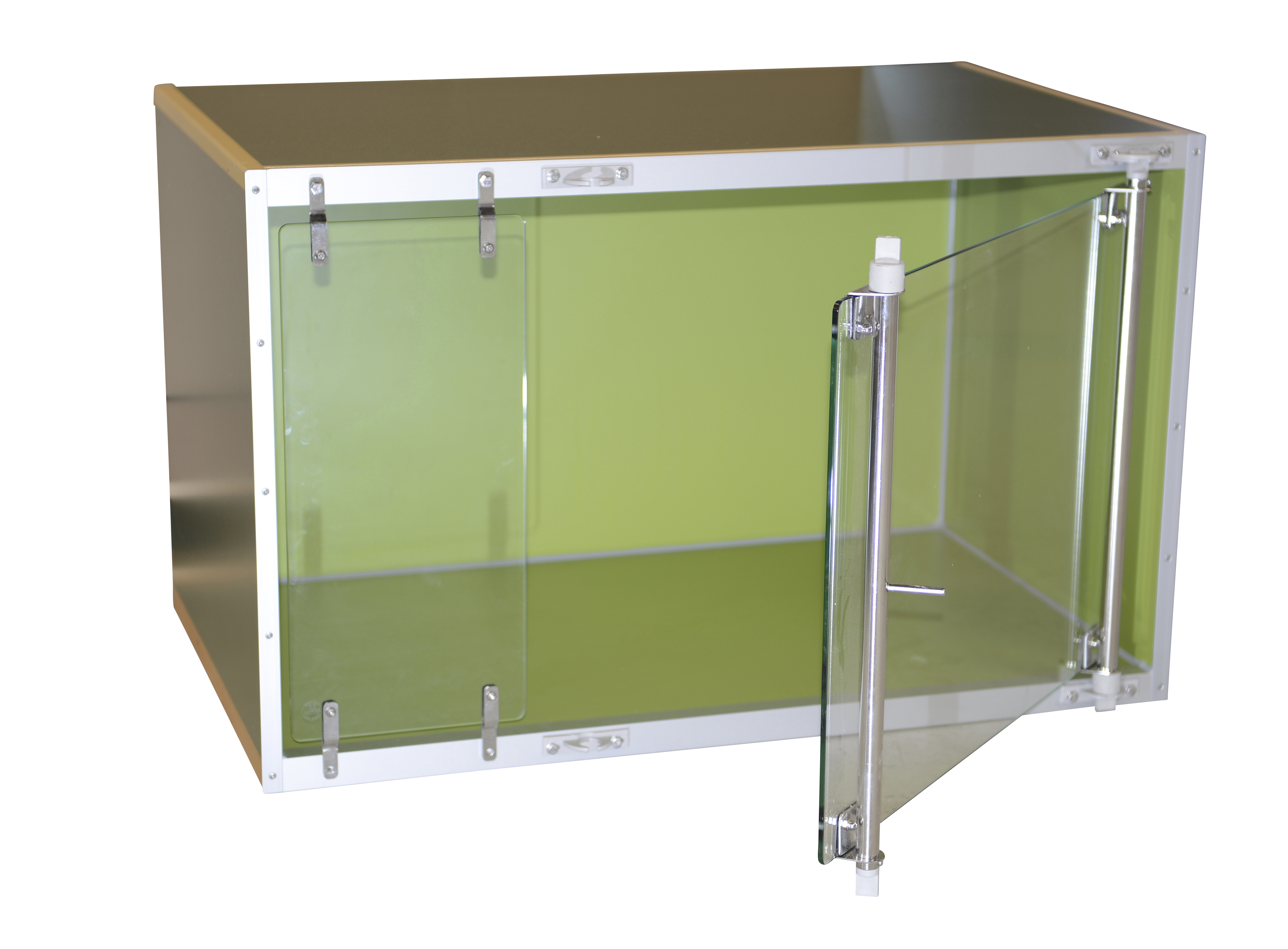 BUSTER dog cage model C with tempered glass door