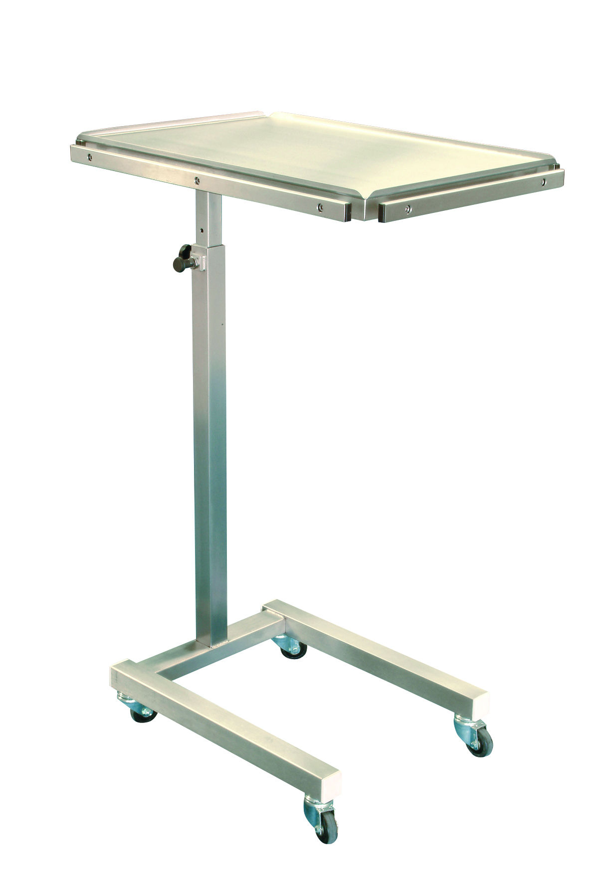 Mobile instrument table, 60 x 40 cm, height: 90-140 cm, heavy duty model