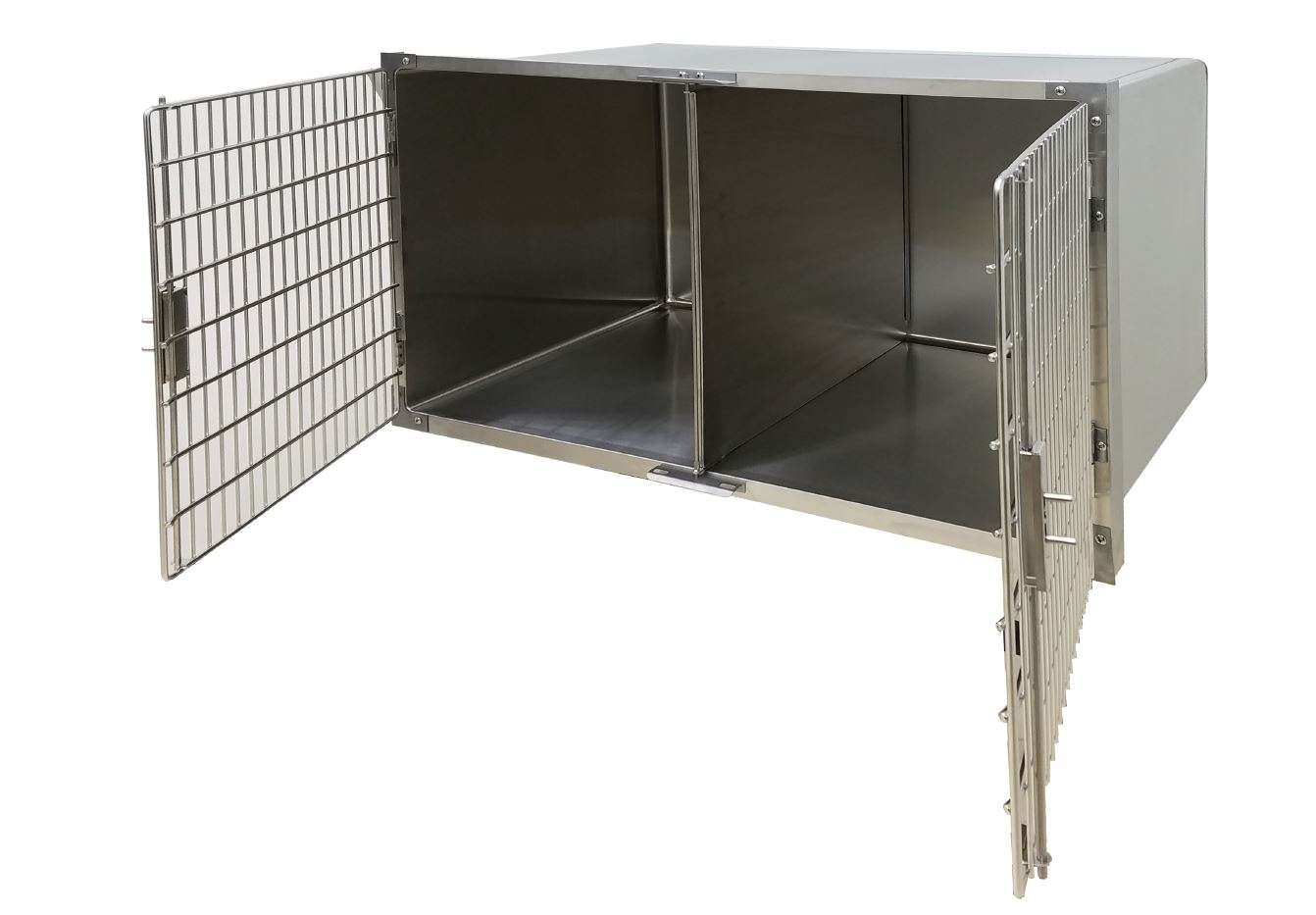 Ken-Kage bur 120 x 60cm rustfridobbeltdør