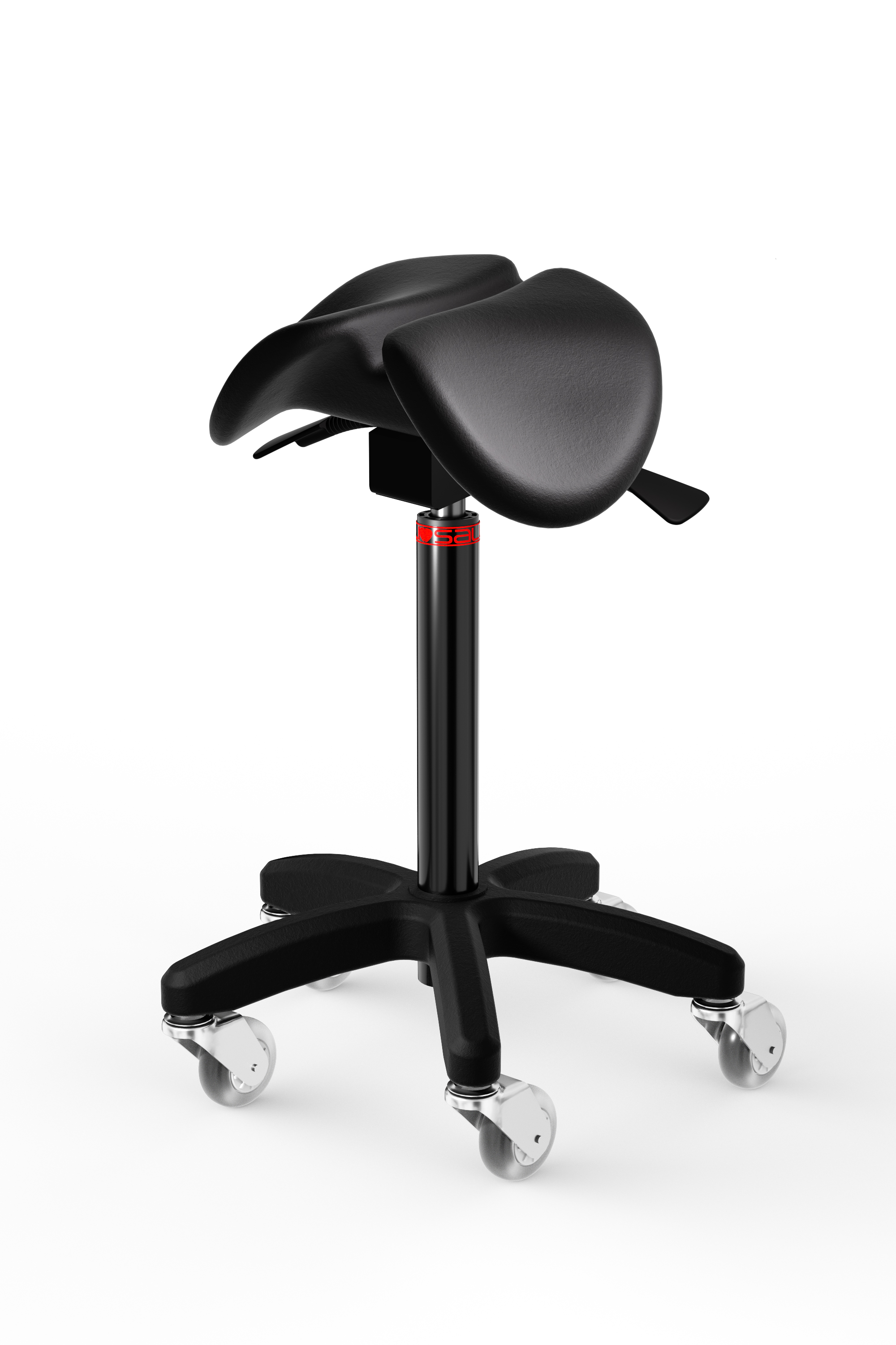 Salli Slim chair, tilt function, inline castors, M