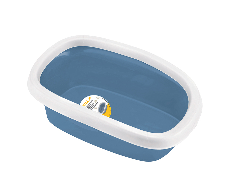 Stefanplast Sprint 10 kattetoilet, white/nordic sky