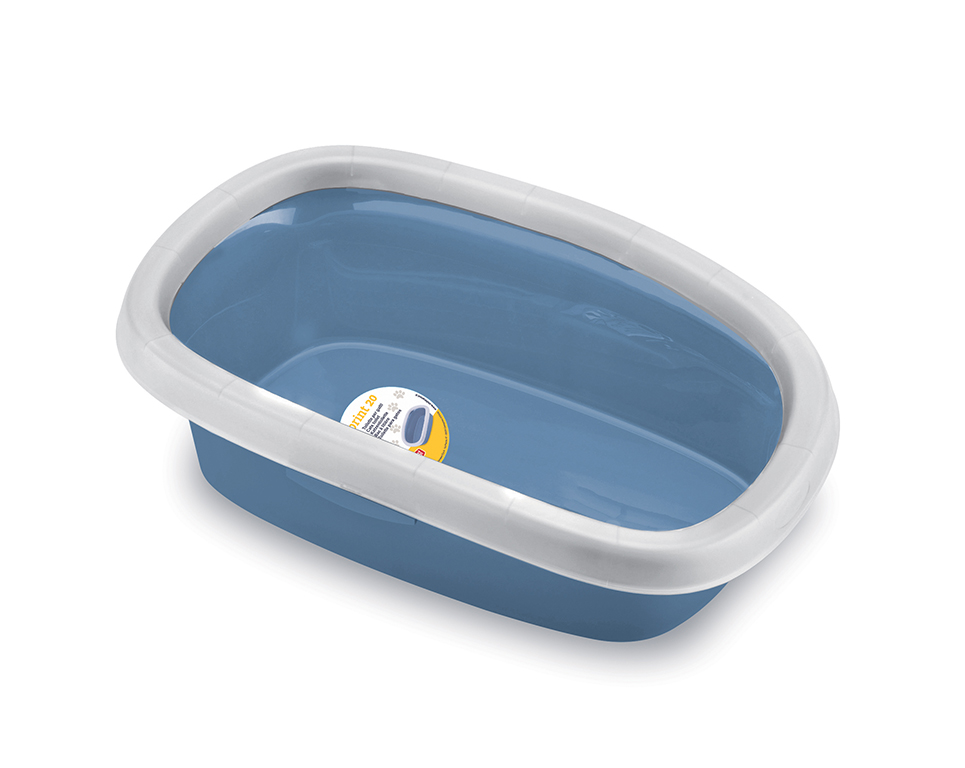 Stefanplast Sprint 20 kattetoilet, white/nordic sky