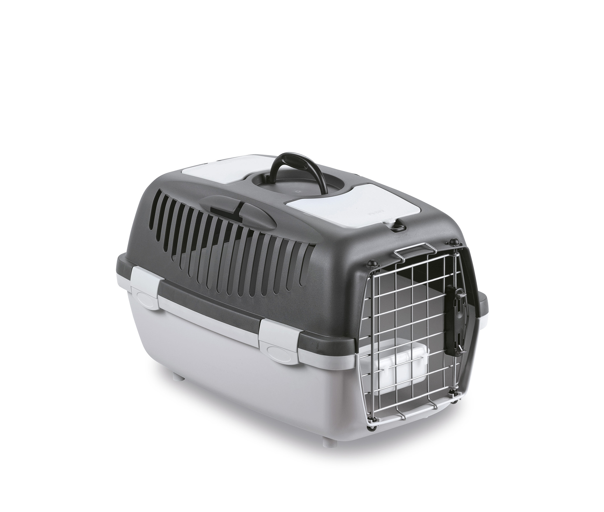 Stefanplast Gulliver 2 DELUX transport cage, grey/grey, 55x36x35 cm