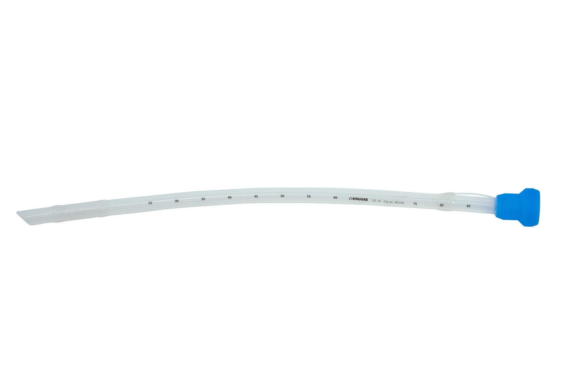 KRUUSE Endotracheal Catheter, silicone, w/cuff, L connector, ID 14.0 mm, OD 19.0 mm, 57 Fr x 48 cm (18.9'')