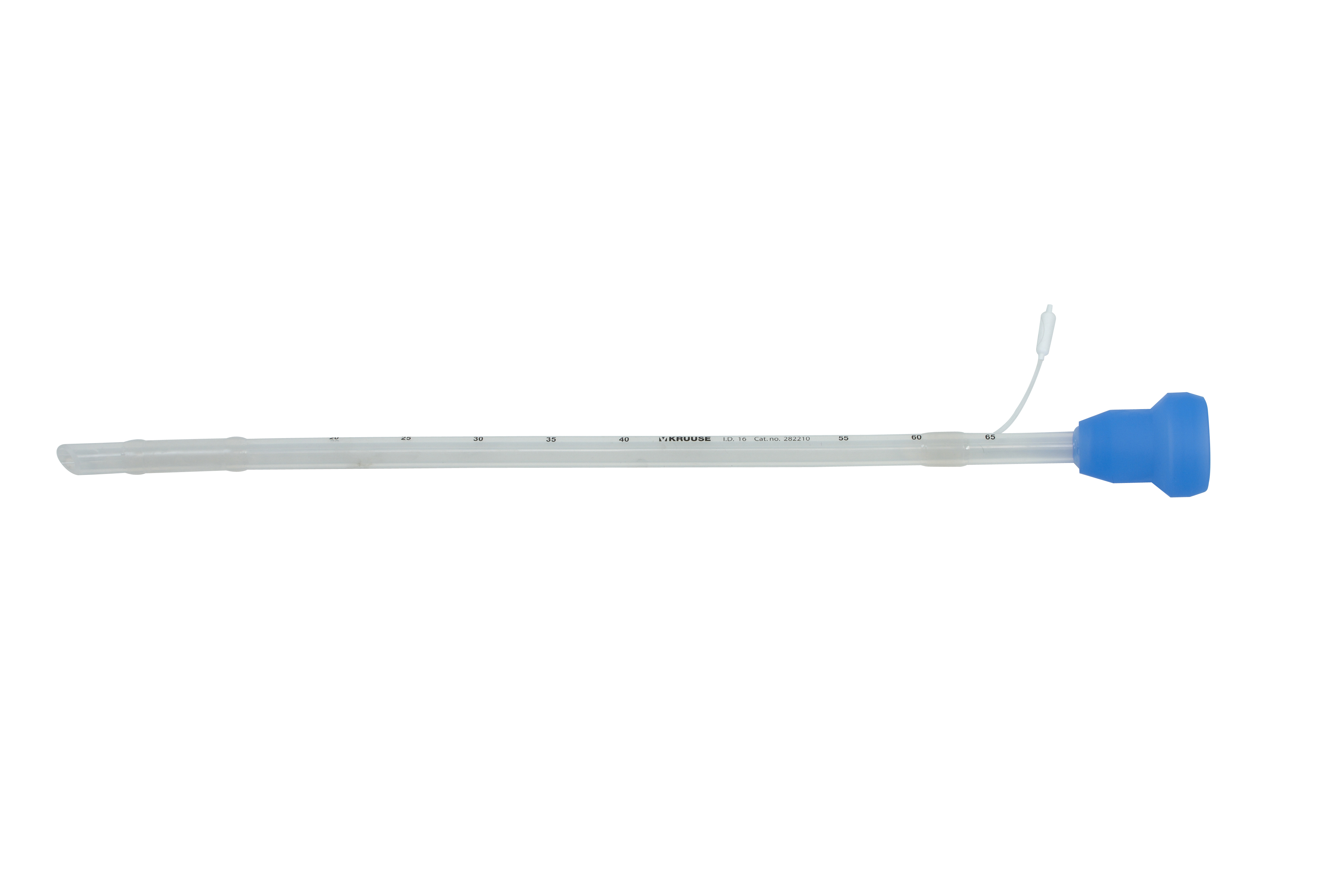 KRUUSE Endotracheal Catheter, silicone, w/cuff, L connector, ID 16.0 mm, OD 22.0 mm, 66 Fr x 70 cm (27.6'')