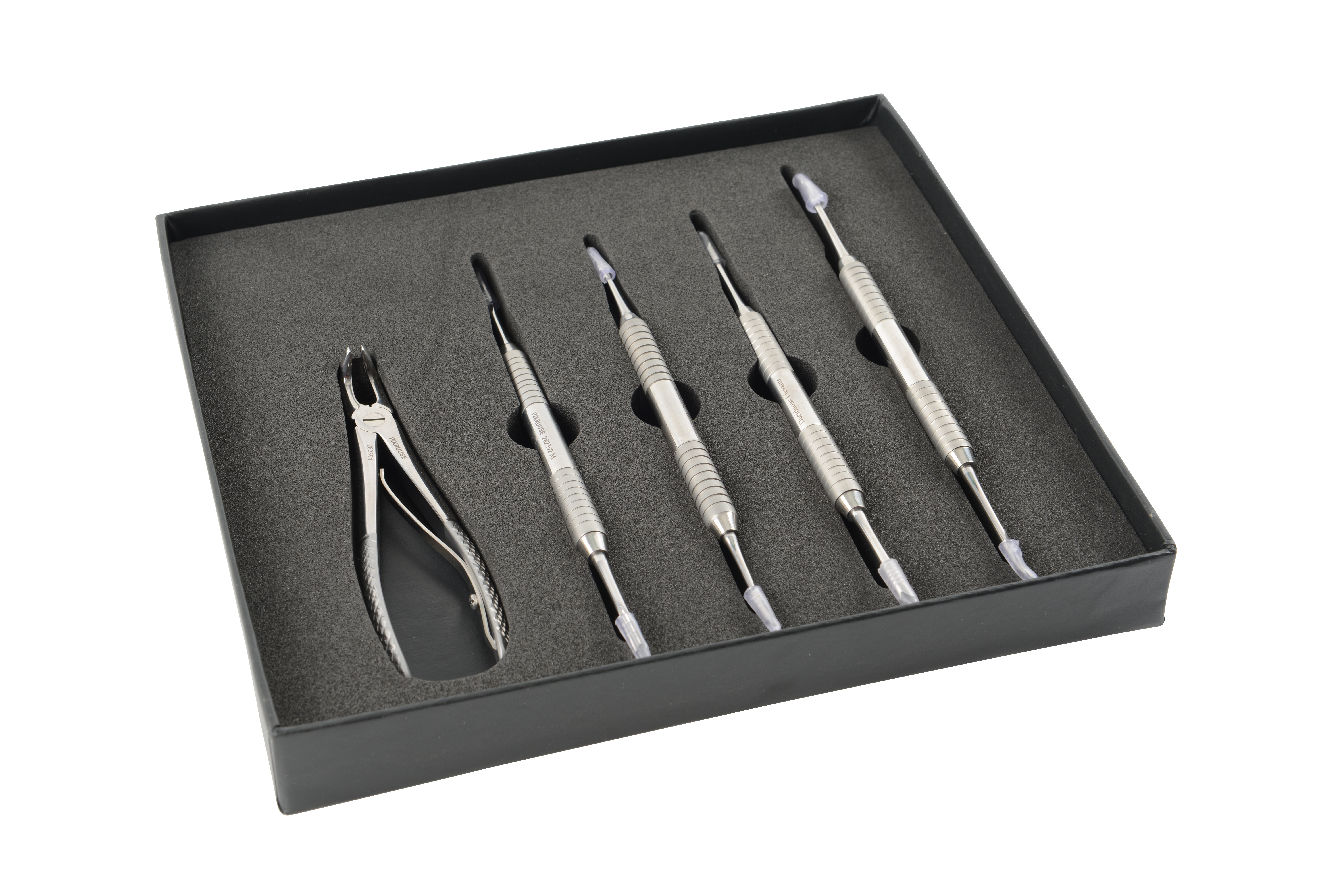 KRUUSE Instrument Set, 5 piece, for deciduous teeth