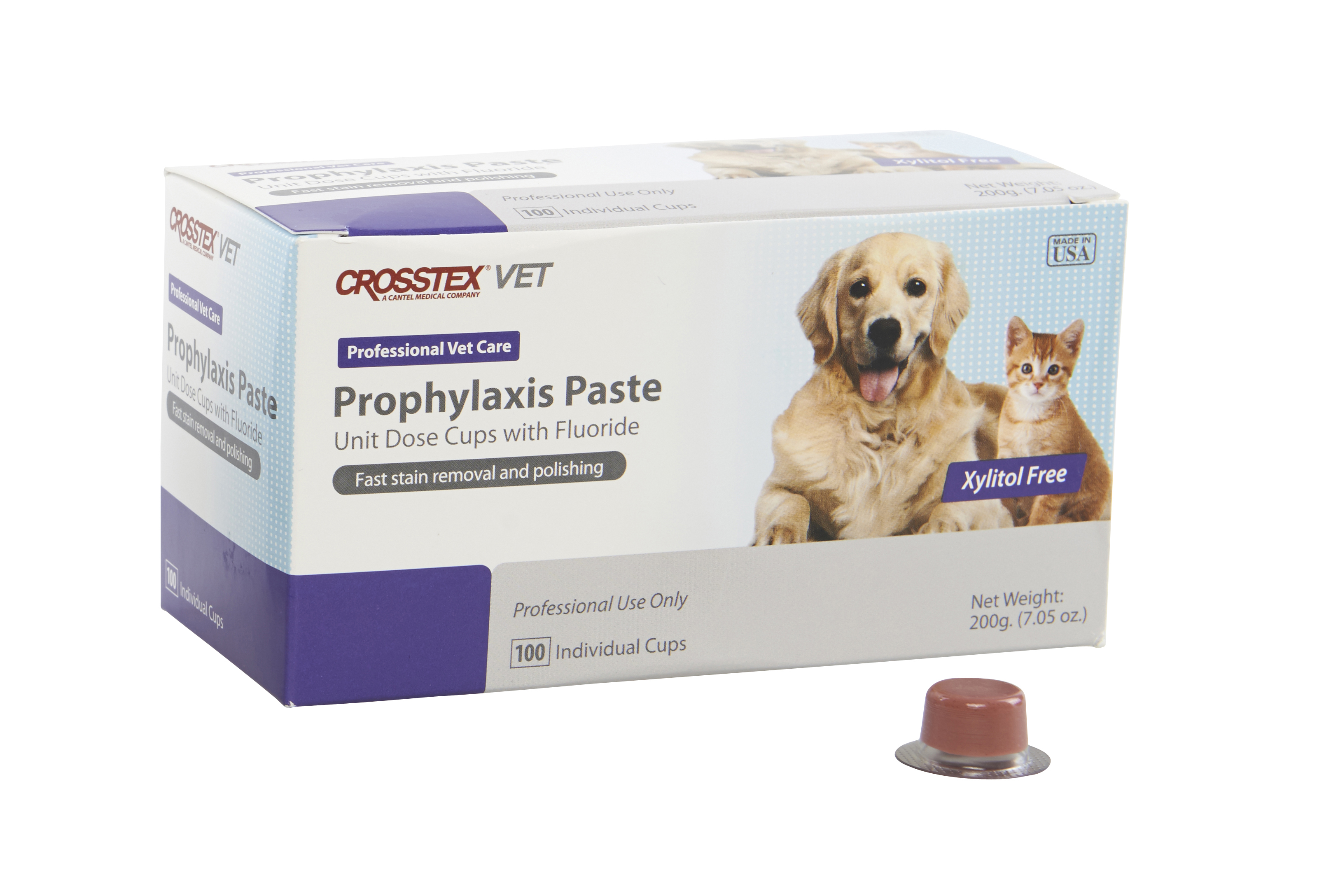 Prophylaxis paste coarse grit, mint 2 g, 100/pk