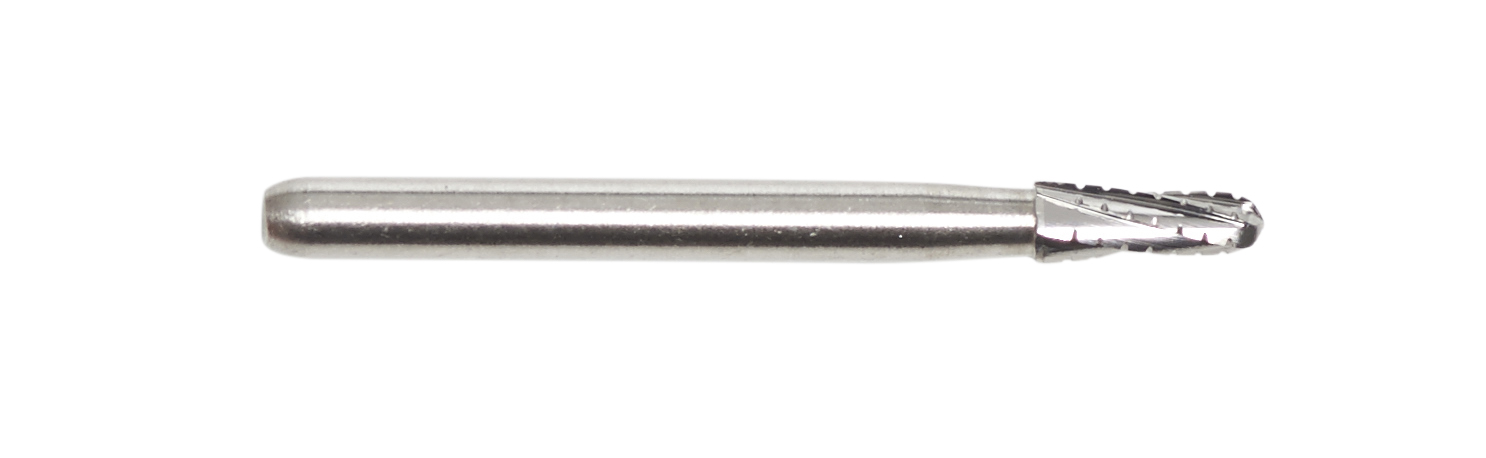 Bur, FG Taper round end, 25 mm, size 016, 5/pk
