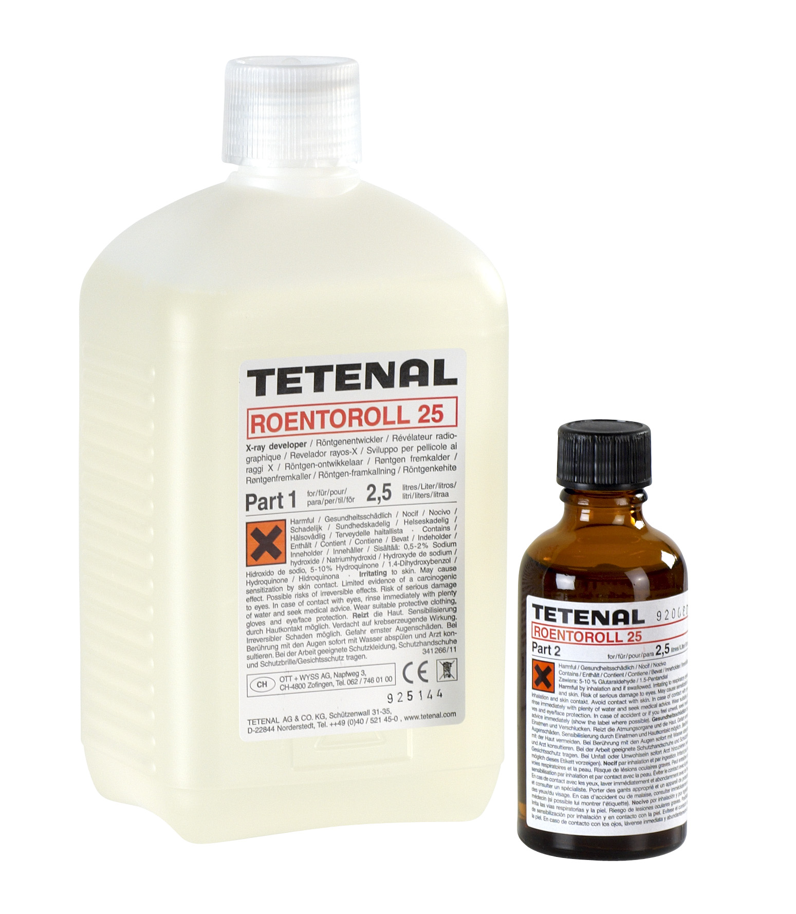 Tetenal framkallning vätska 2,5L 12st