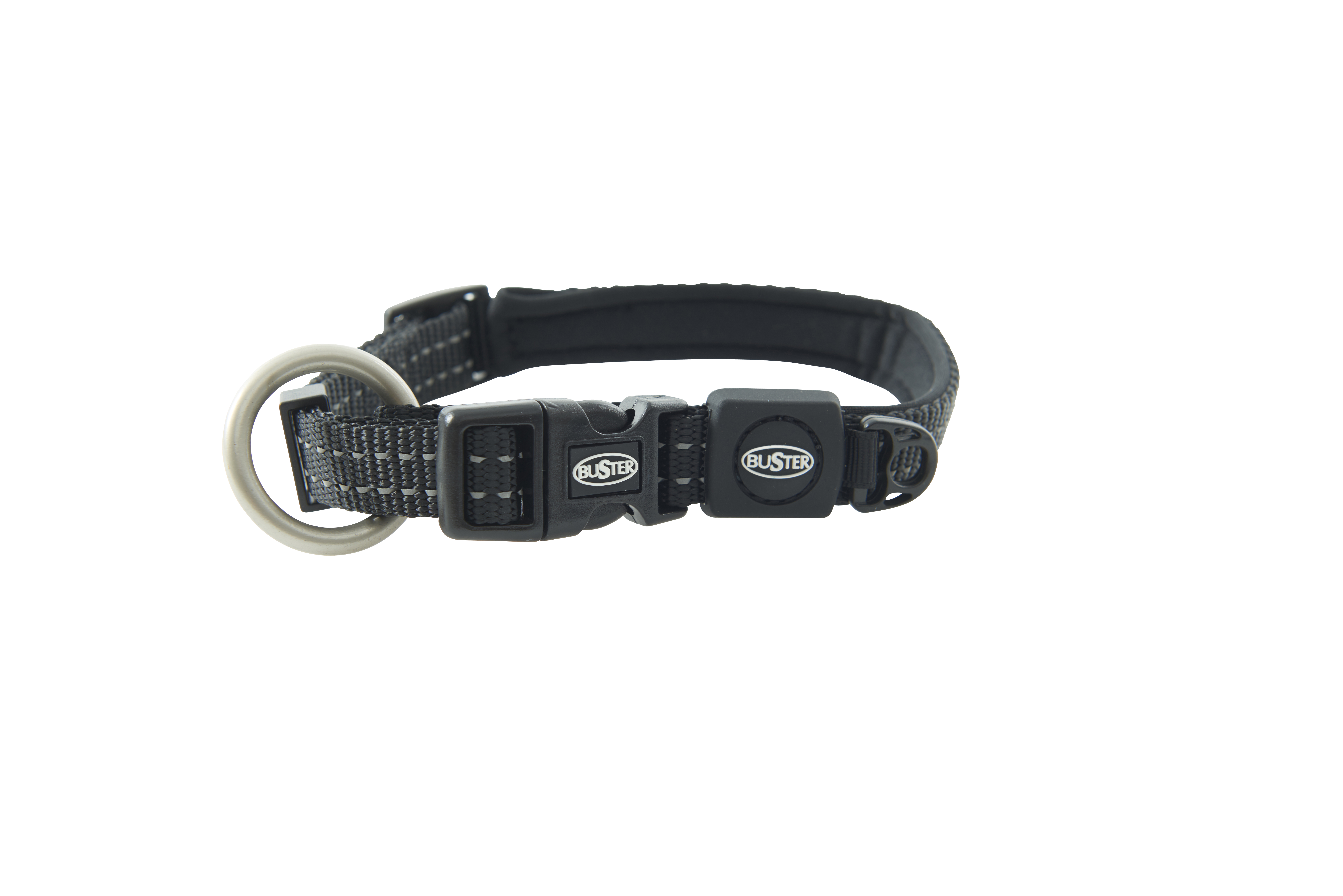 BUSTER Neoprene Collar, Black/Black, S, 15mm (34-39cm)