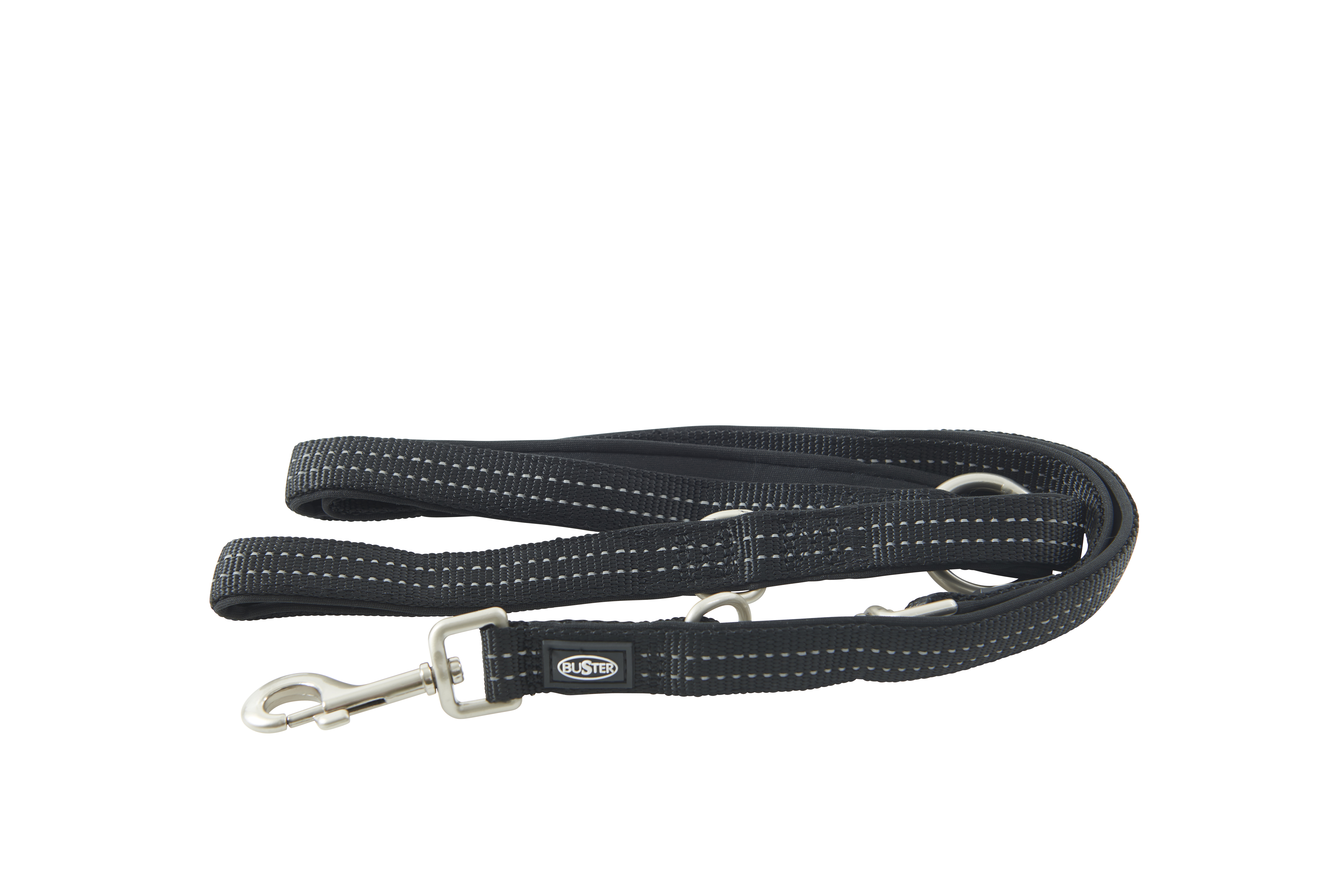 BUSTER Neoprene 180 cm Multipurpose Lead, Black/Black, M, 20mm