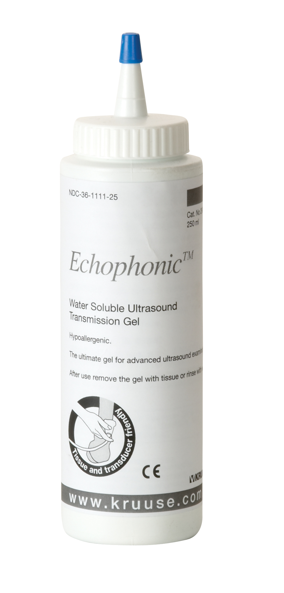 KRUUSE Echophonic ultrasound transmission gel, 250 ml