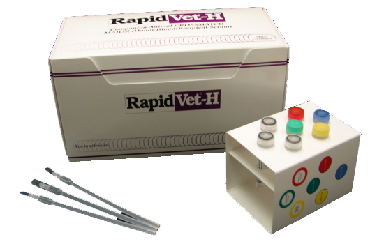Rapid Vet-H Companion animal Cross match test