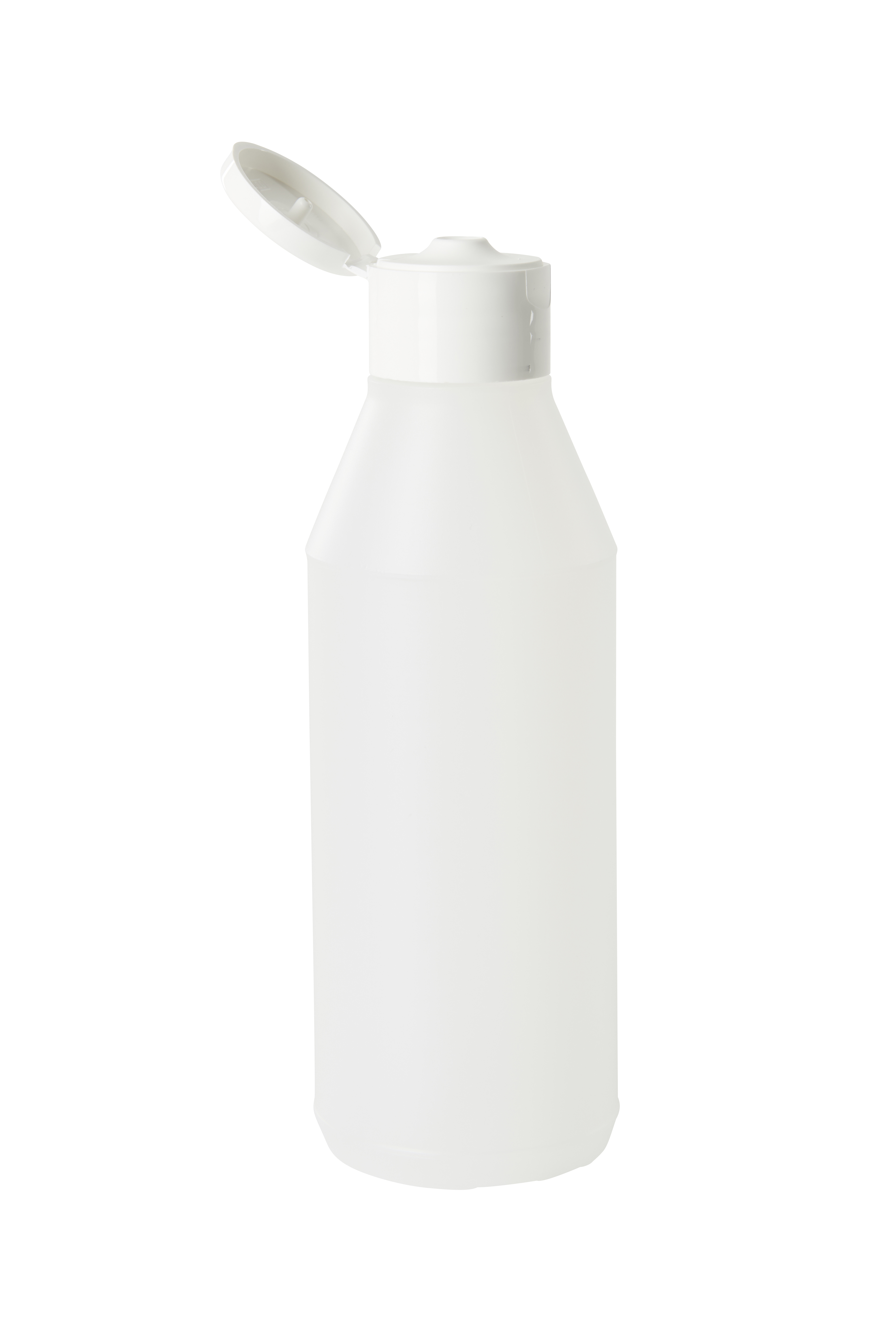 Plastic bottle with flip lid 250 ml