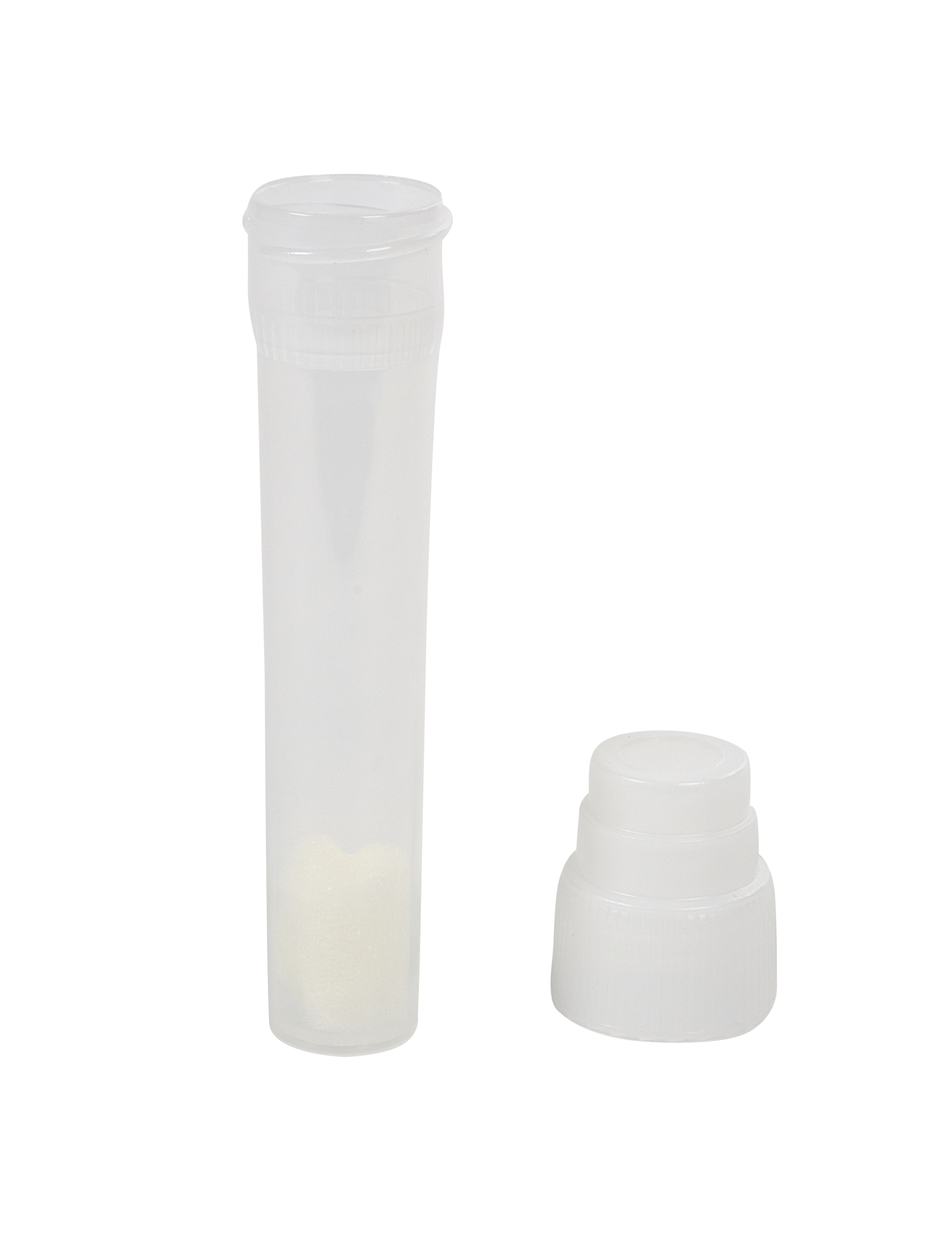 Transporthylsa provrör med absorberande material, 10 ml, 1 st