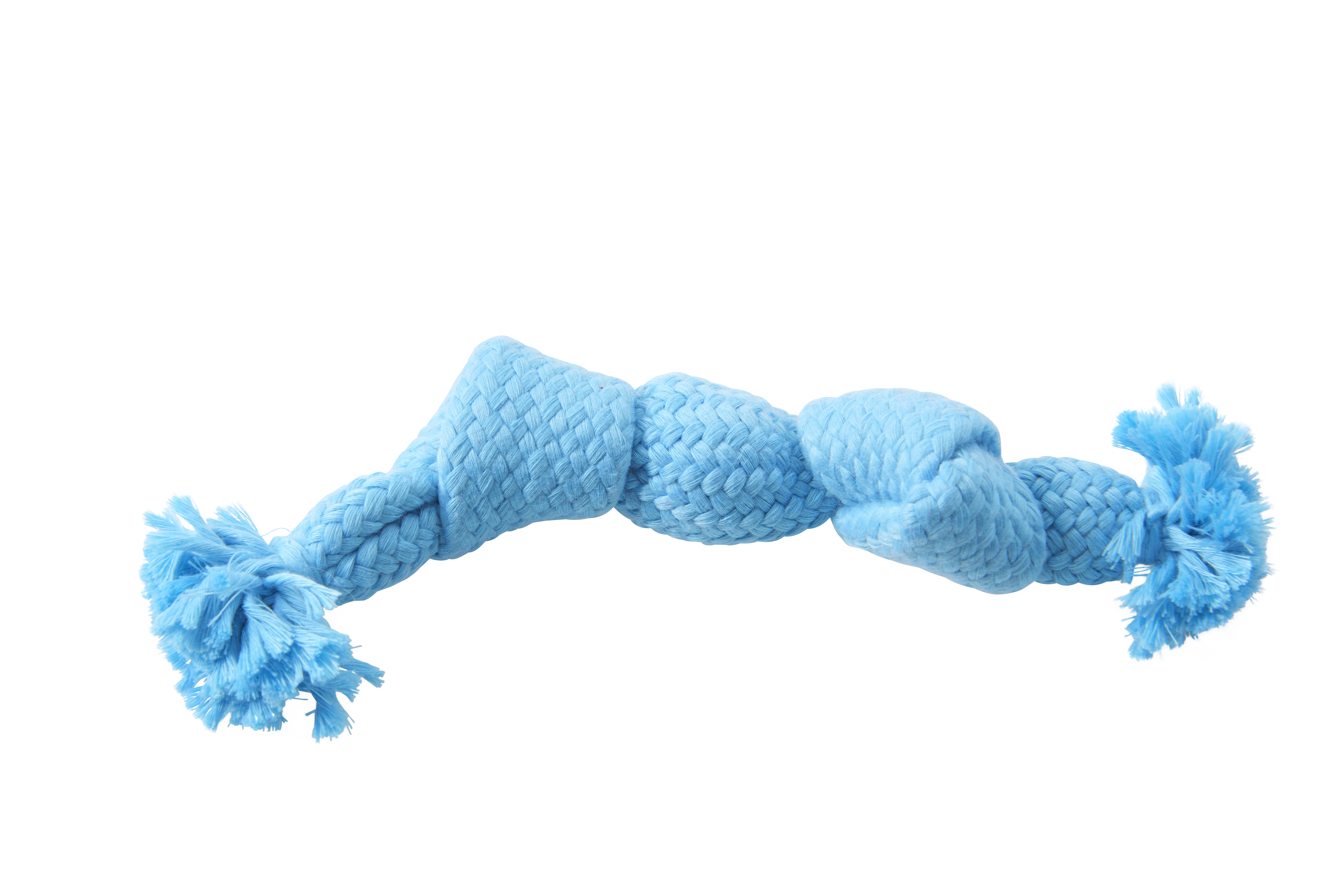 BUSTER Colour Squeak Rope, light blue