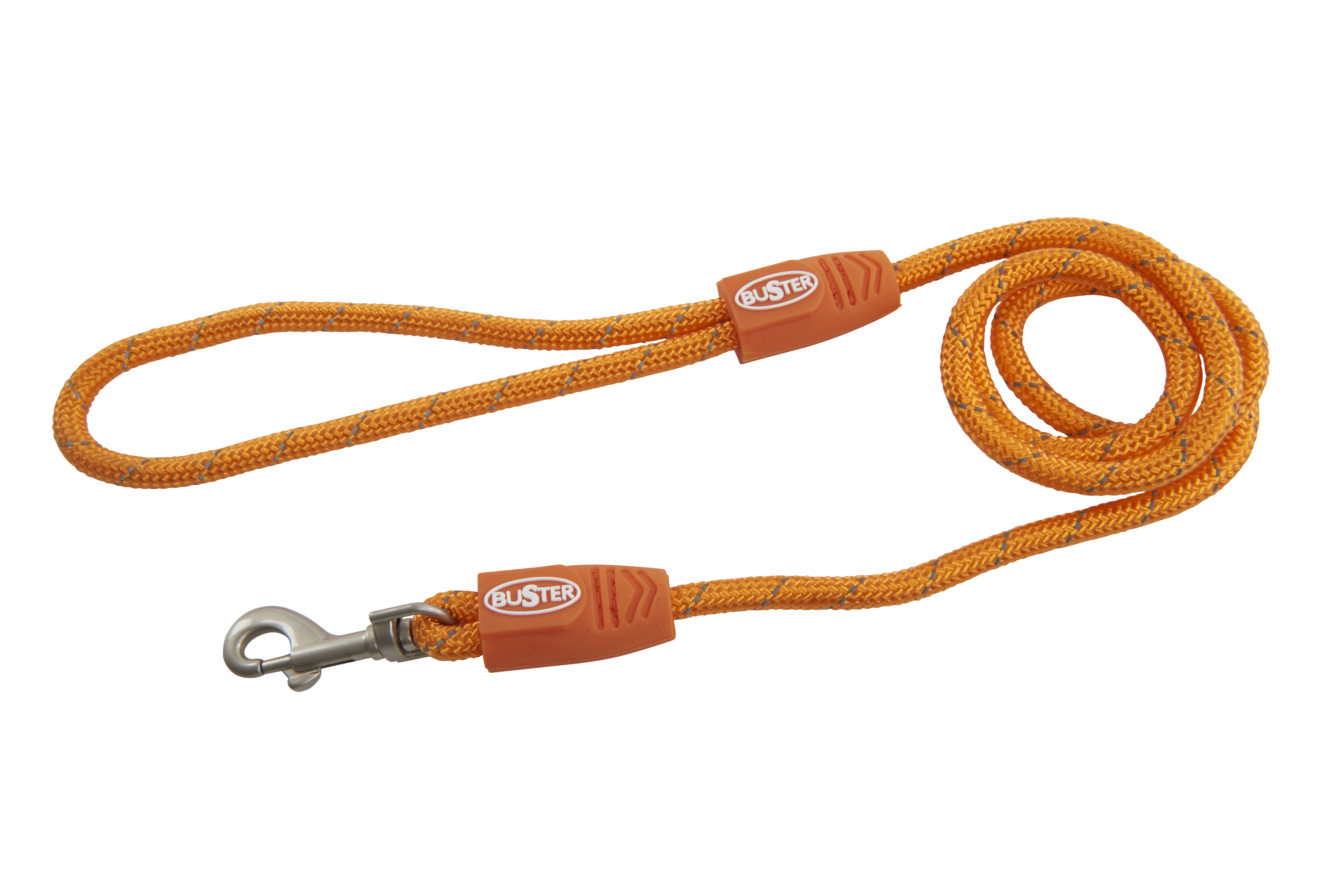 BUSTER Reflective Rope 120 cm Lead, Orange