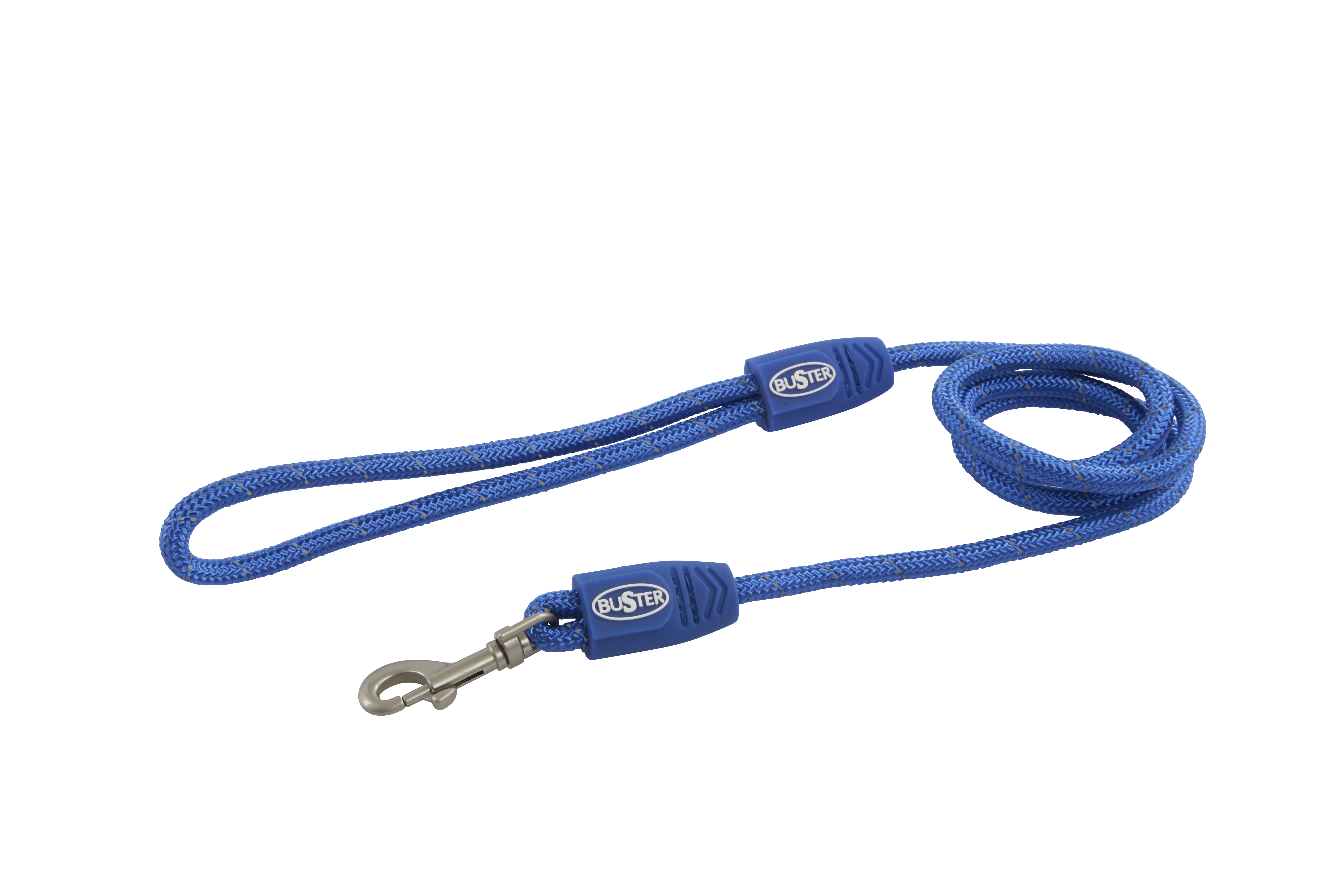 BUSTER Reflective Rope 120 cm Lead, Blue