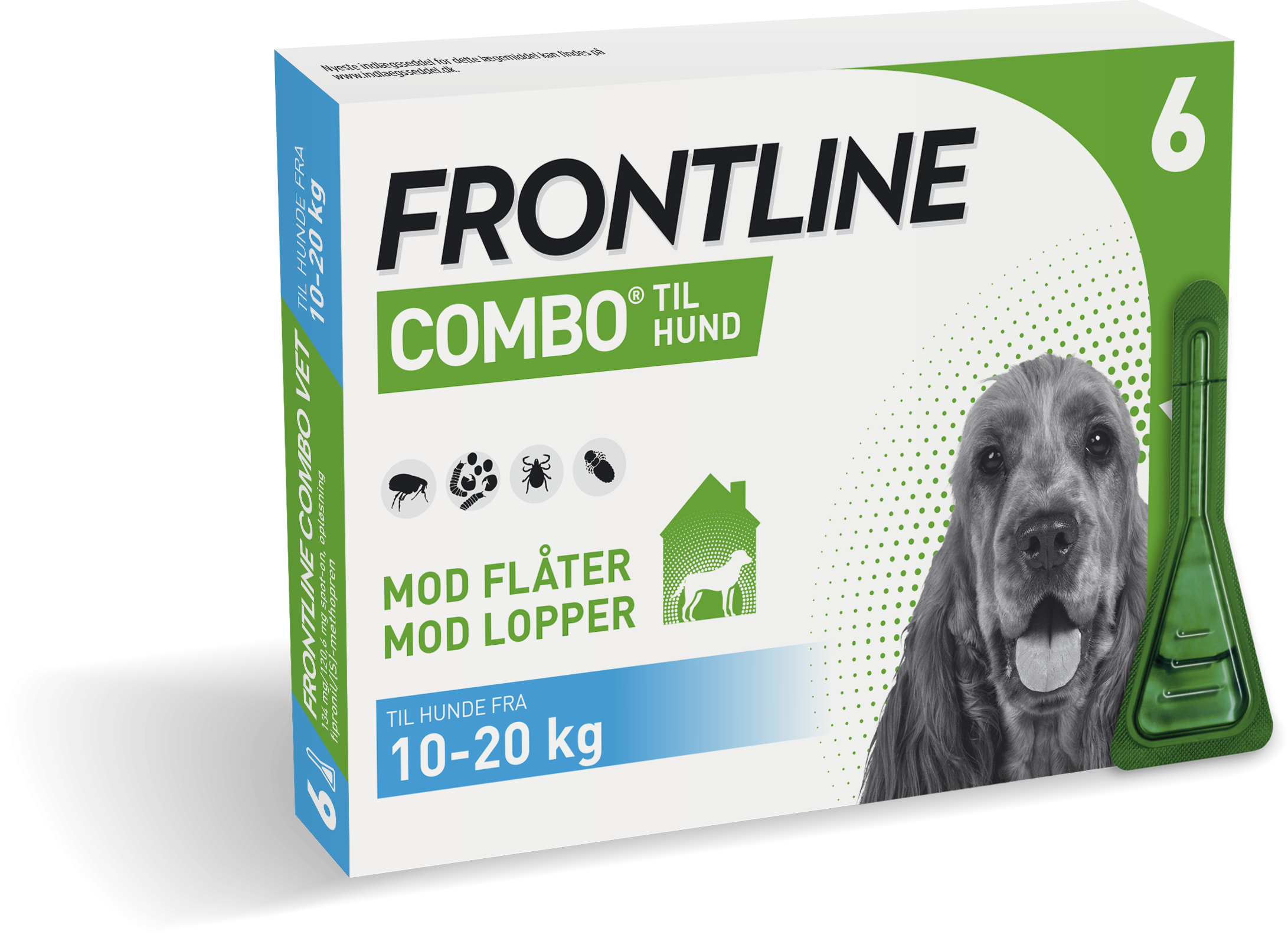 Frontline Combo 6x1,34ml til hund 10-20 kg