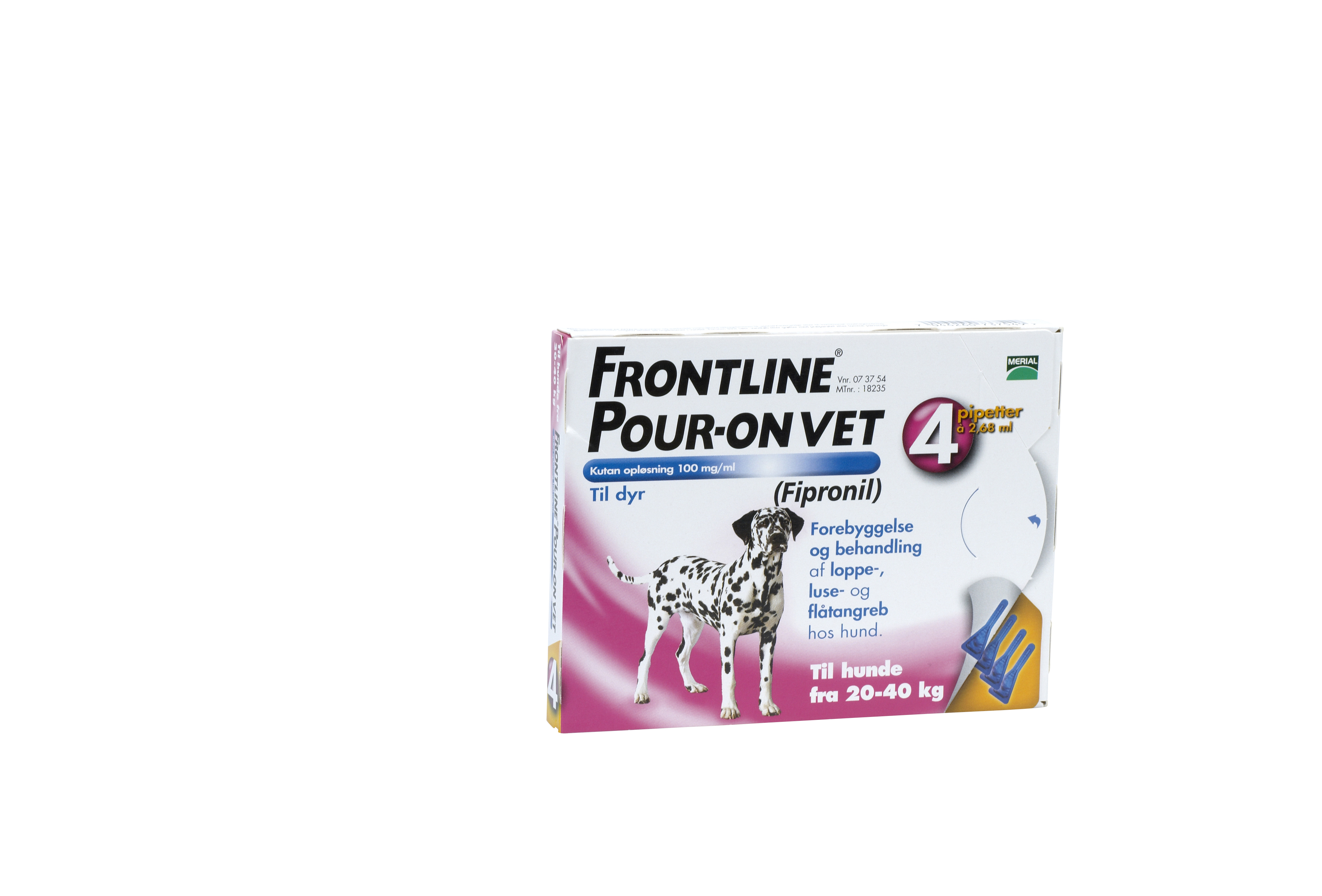 Frontline pour-on 100mg/ml 4x2,68ml 20-40kg