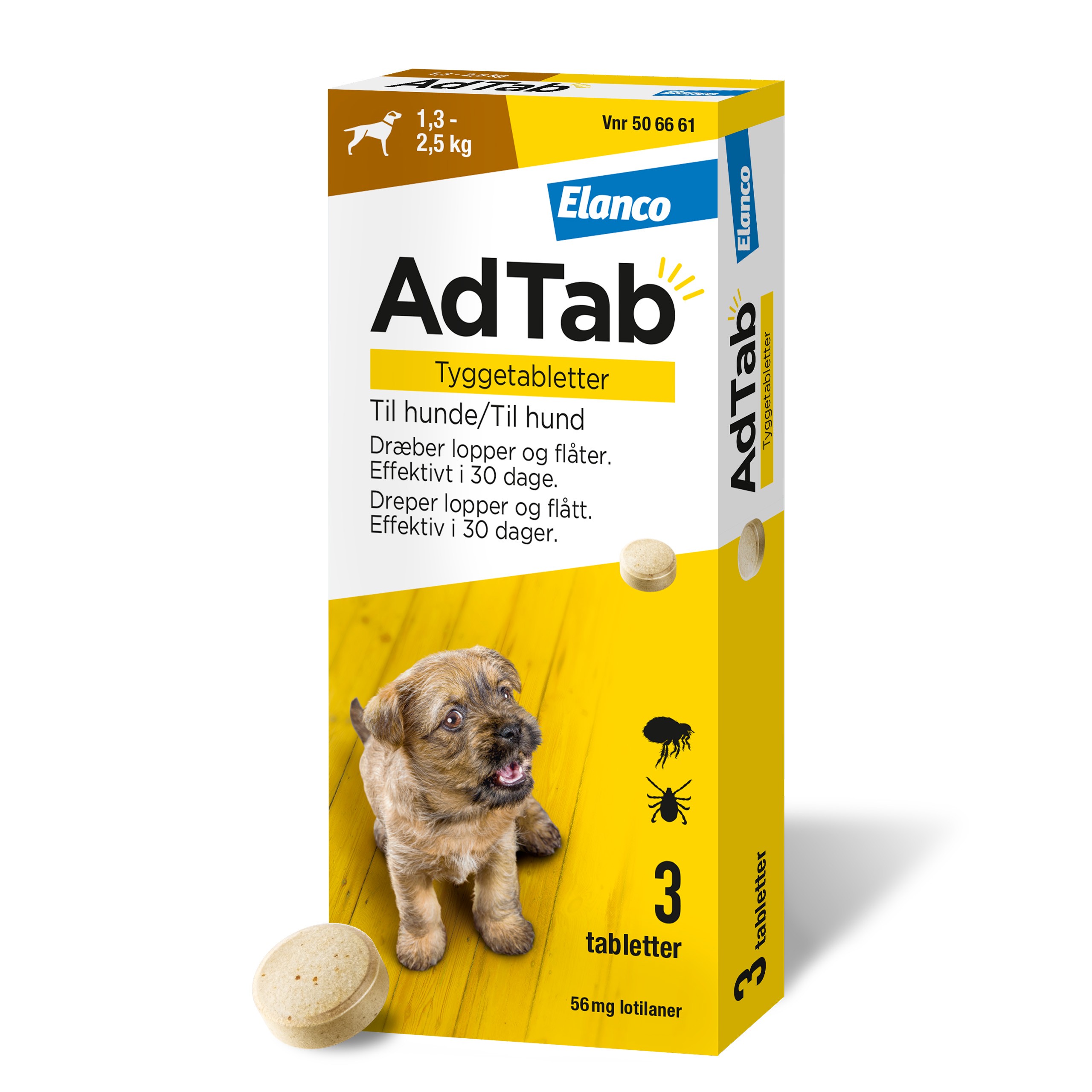 AdTab Dog 56.25MG X3BLCD