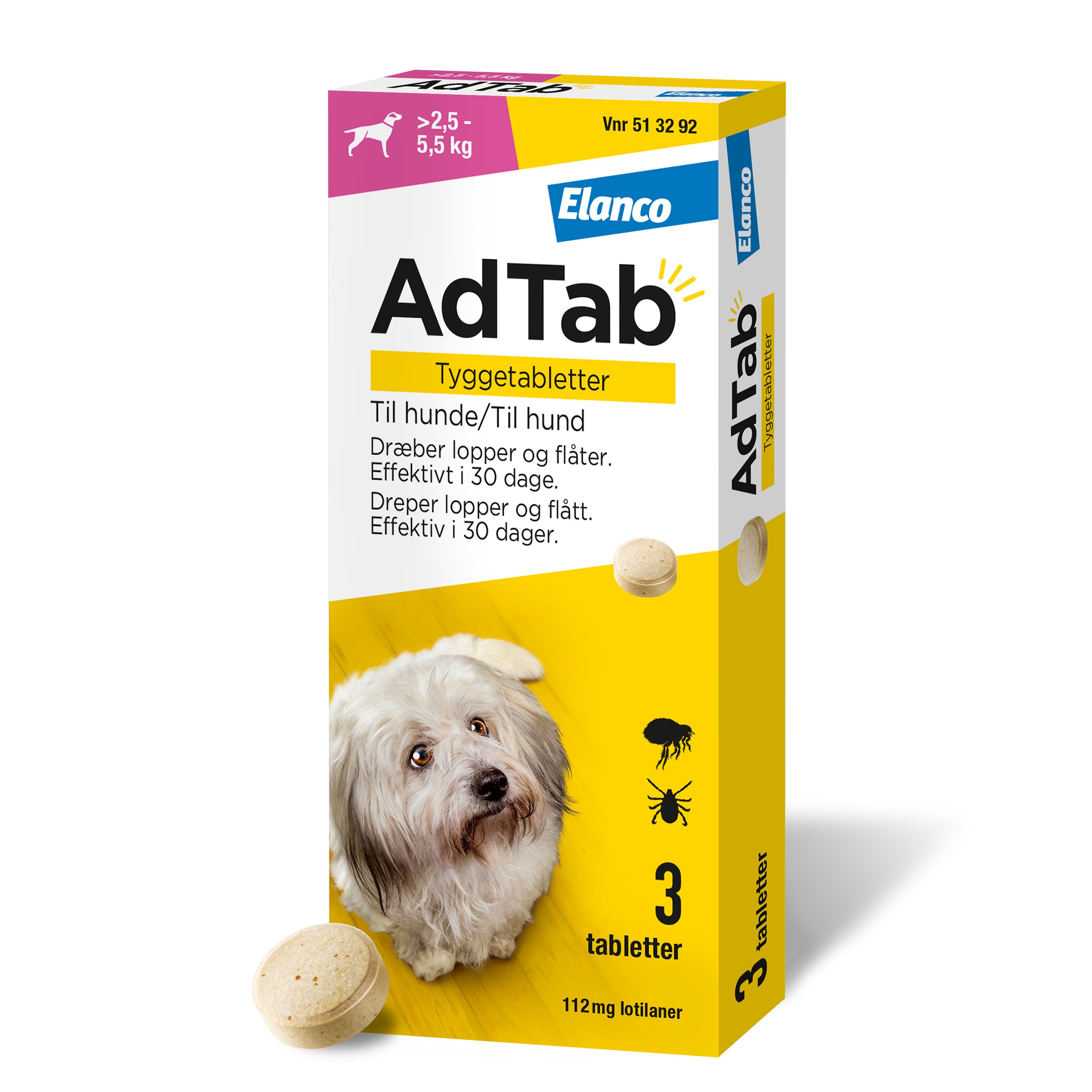 AdTab Dog 112.5MG X3BLCD
