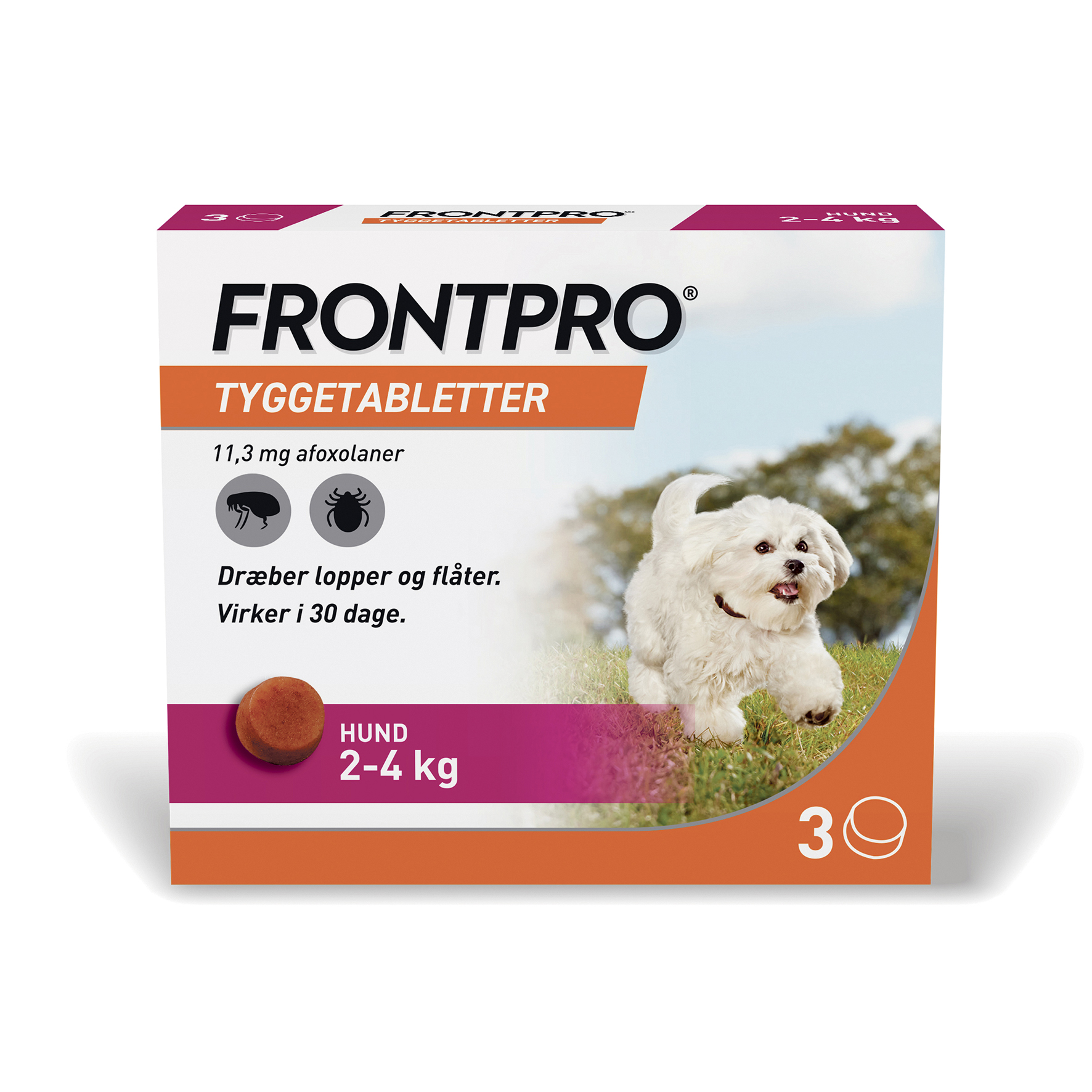 Frontpro tyggetabletter 2-4 kg