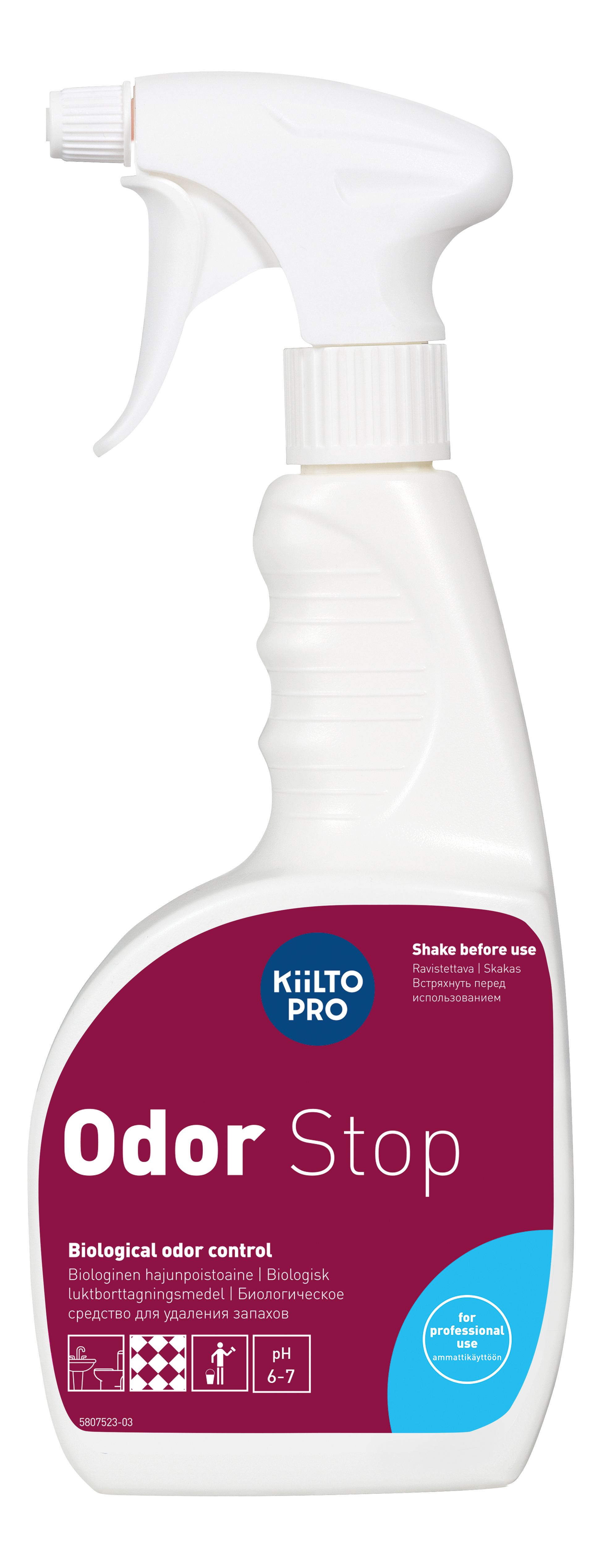 Kiilto Odor Stop Biologiskt luktborttagningsmedel, 750 ml, 1 st