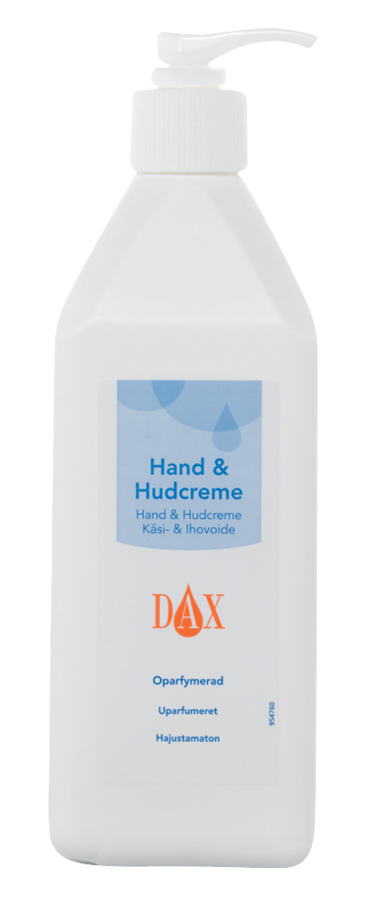 DAX Hand & Hudcreme, oparfymerad, 600 ml, 1 st